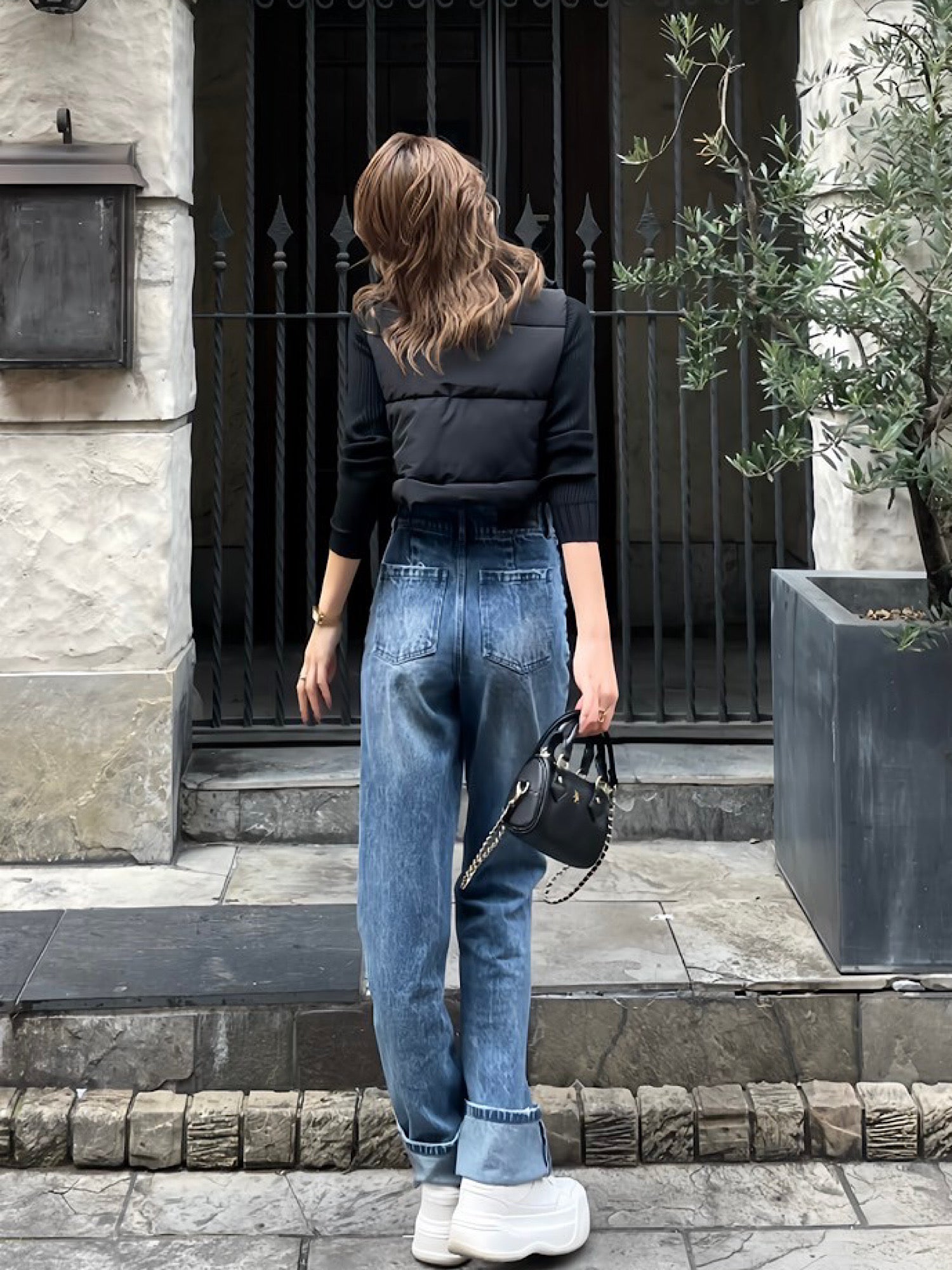 【予約】Mini boston shoulder bag(INDIGO 7月上旬発送予定)