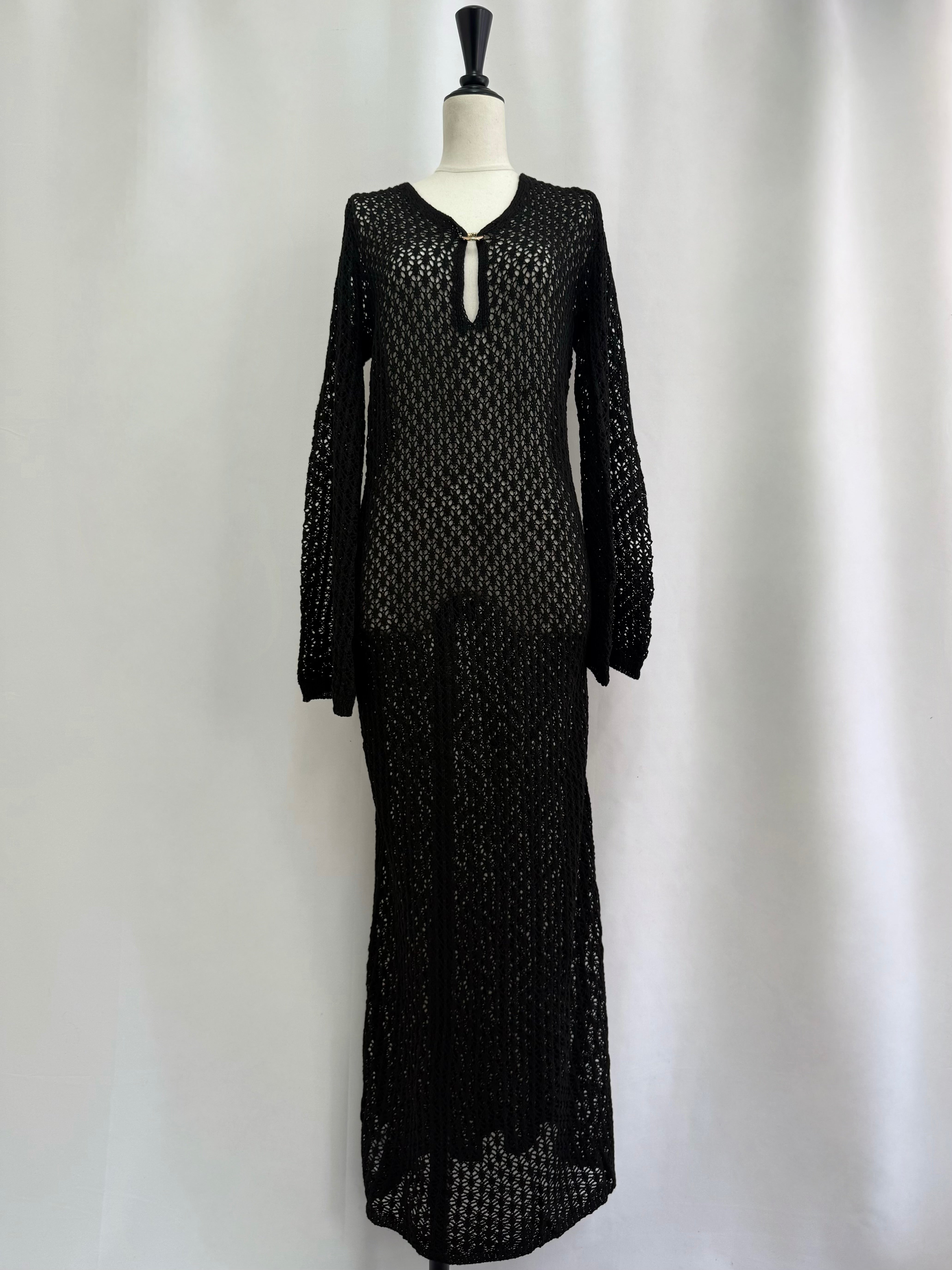 Crochet knit summer dress