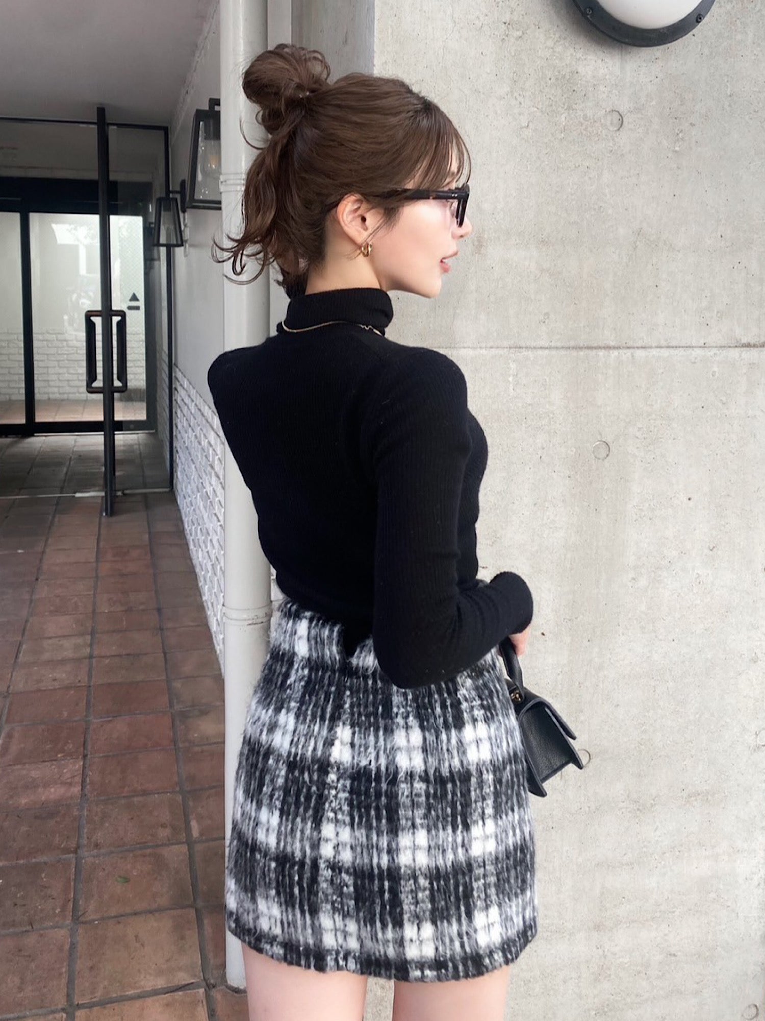 Slit design shaggy mini skirt | DIANTÉ (ディアンテ)公式通販サイト