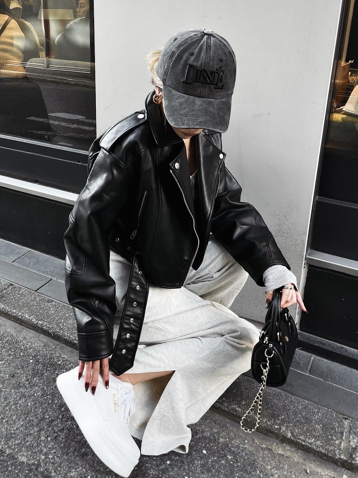 【予約】DIANTÉ logo sole sneakers(12月中旬〜下旬発送予定)