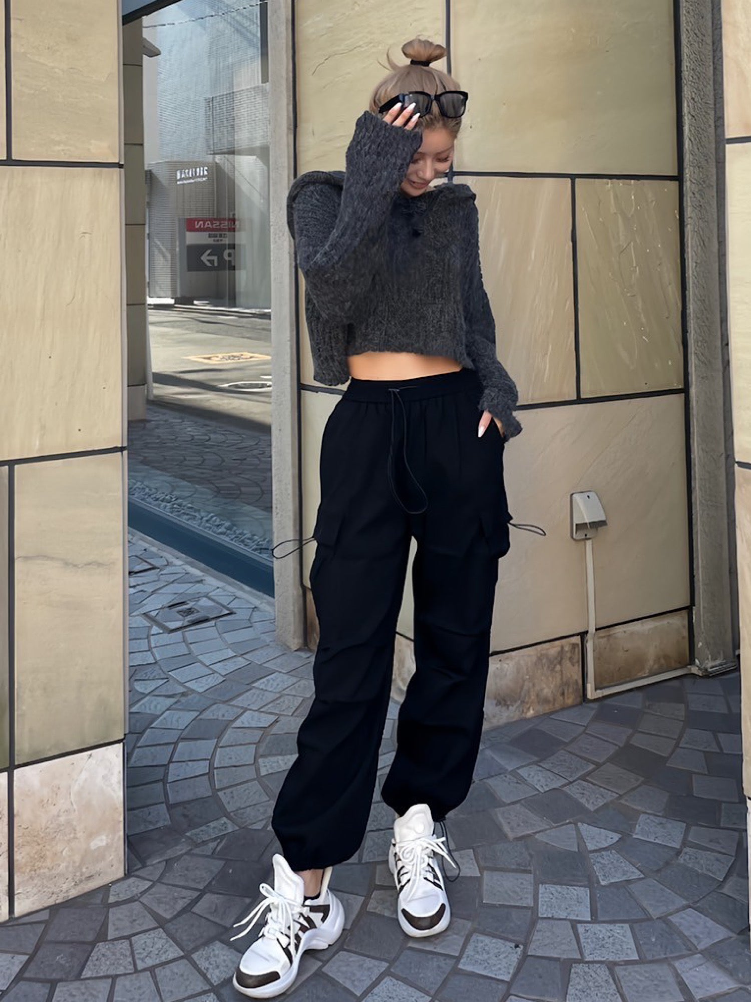 Drawstring cargo pants