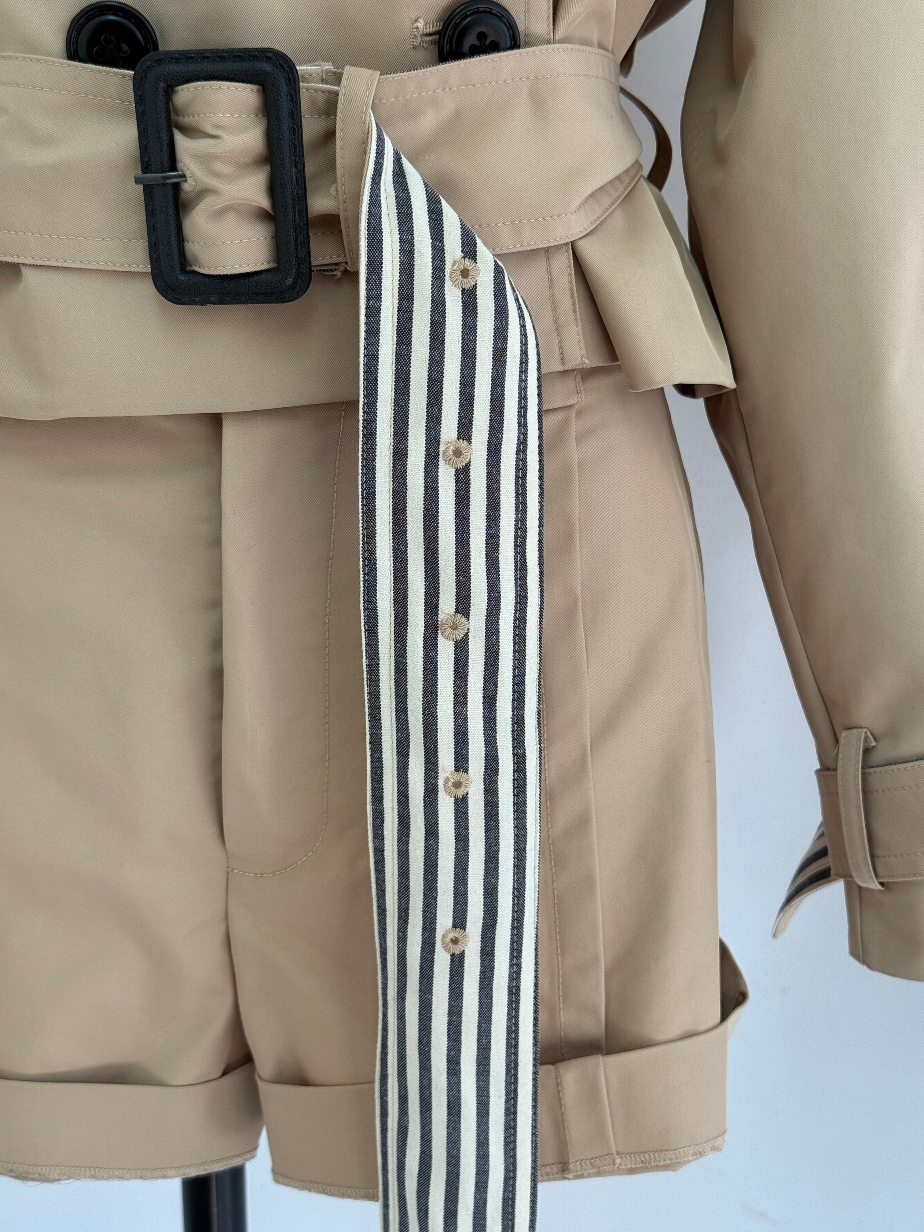 【予約】Raglan sleeve short trench coat(4月上旬〜中旬発送予定)