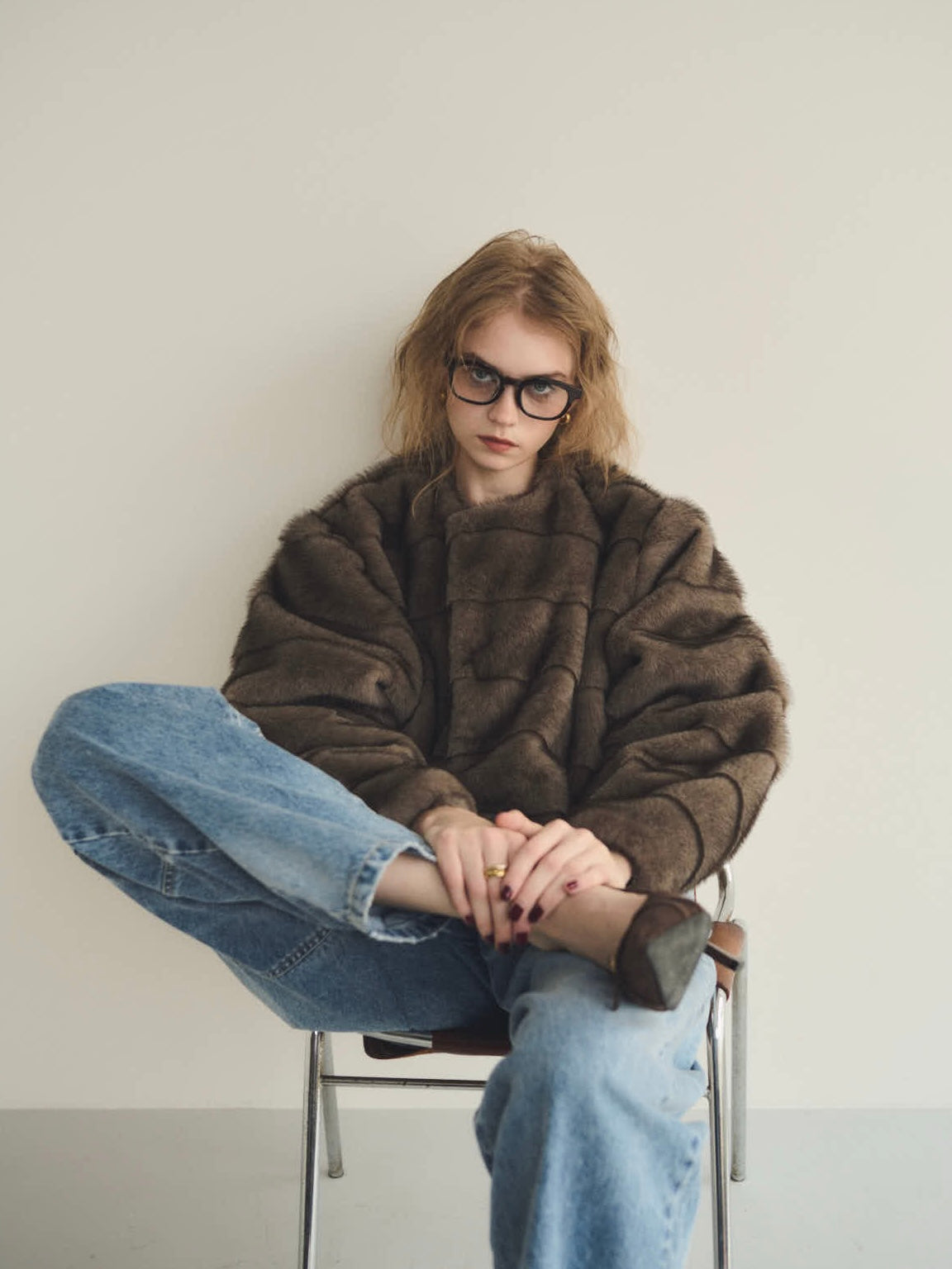 【予約】Premium eco fur switching coat(10月上旬〜11月中旬発送予定)