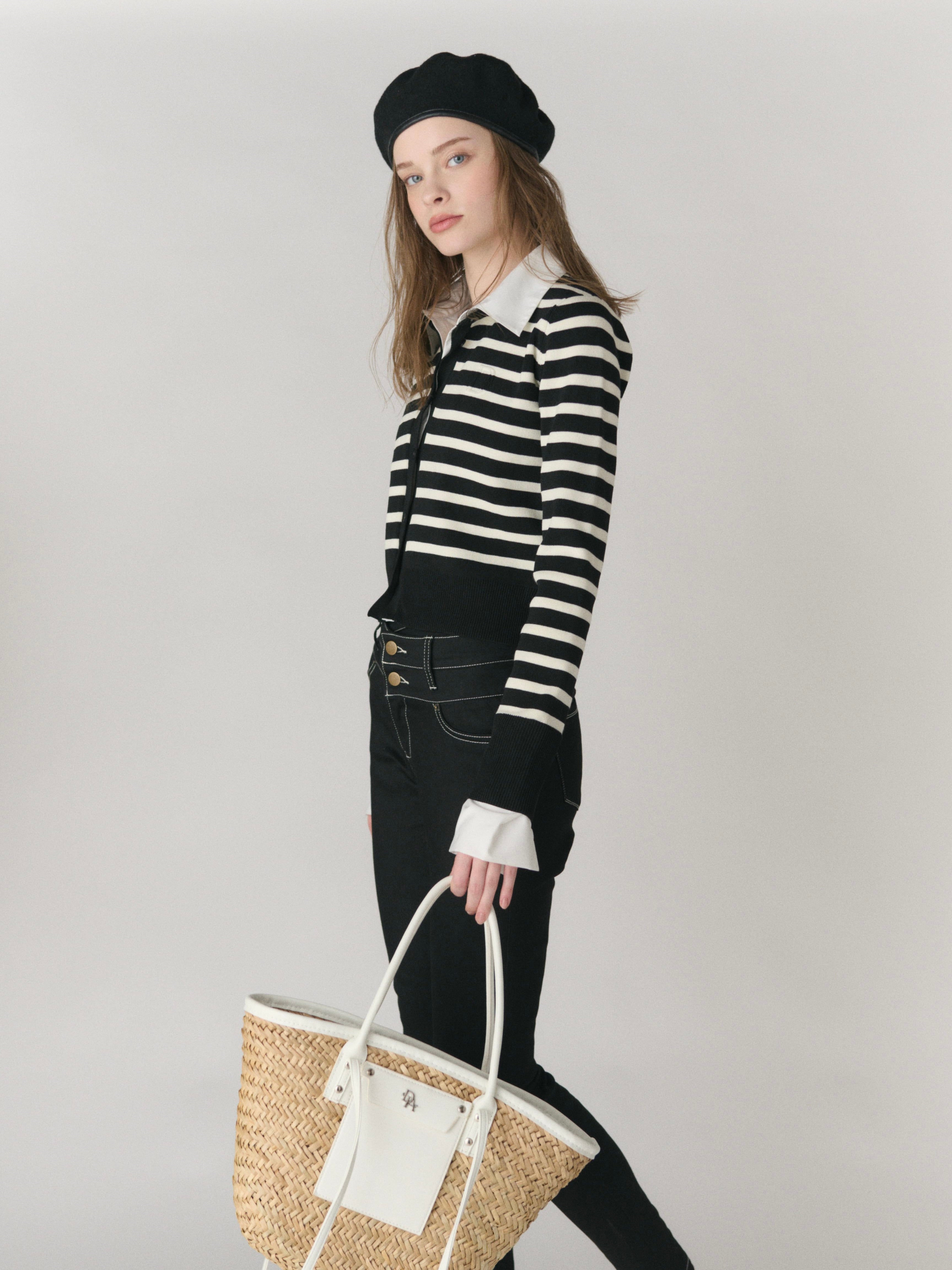 Shirts layered cardigan tops(SETUP着用可)