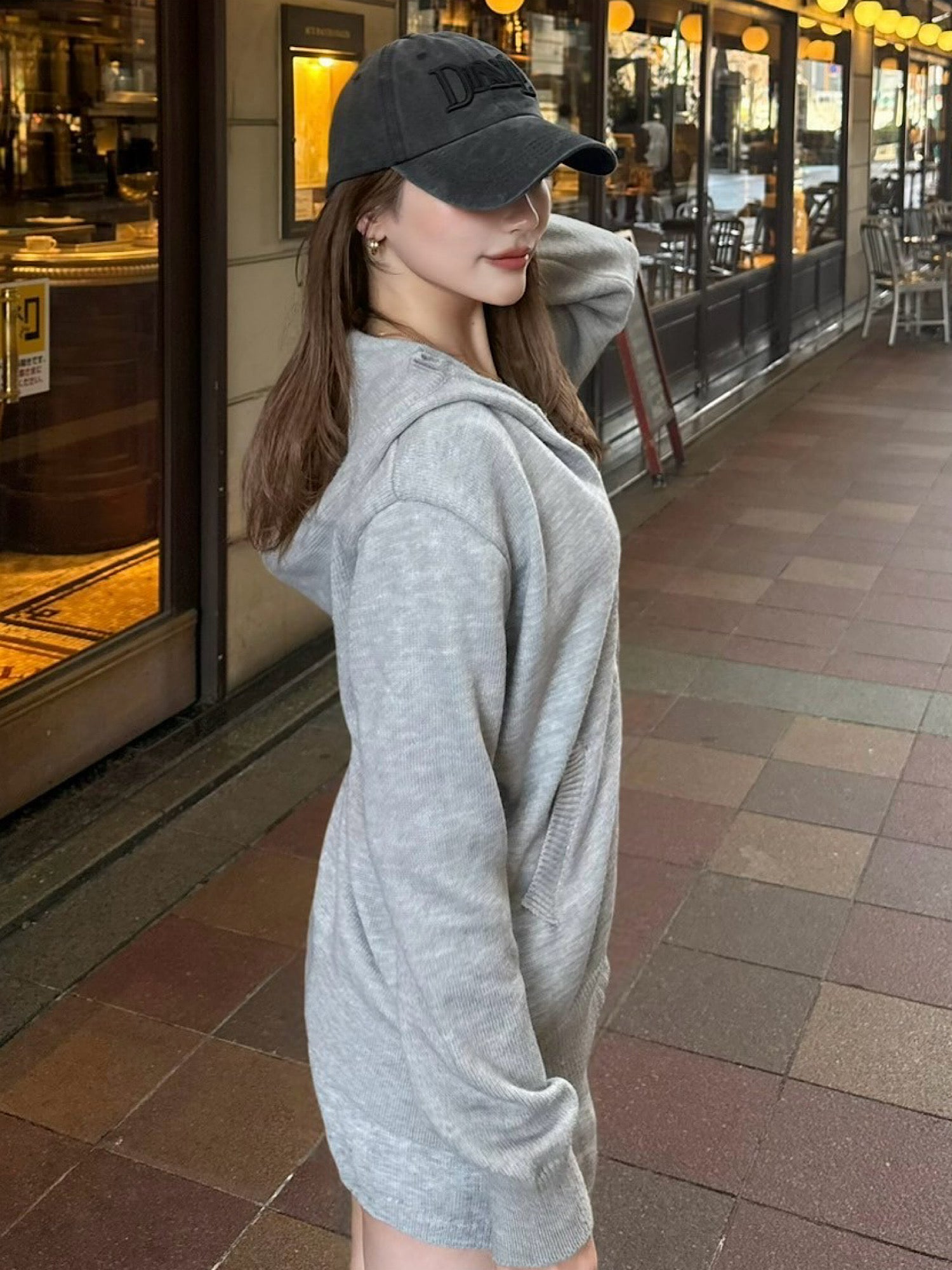 Knit foodie×shorts set up