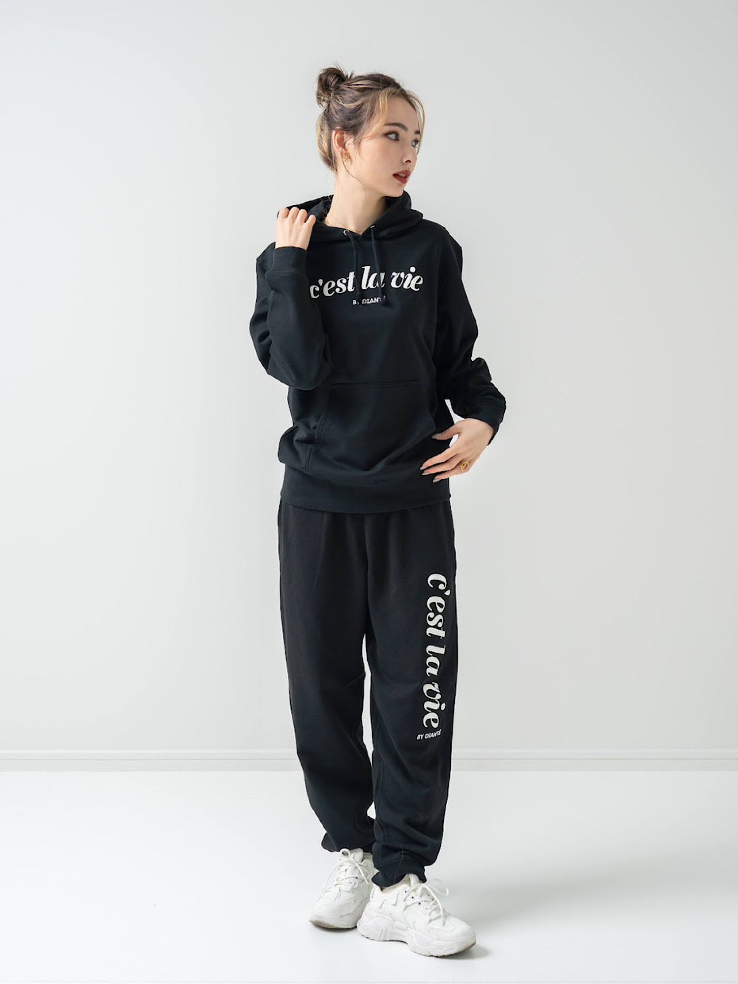 Foam print unisex sweat pants