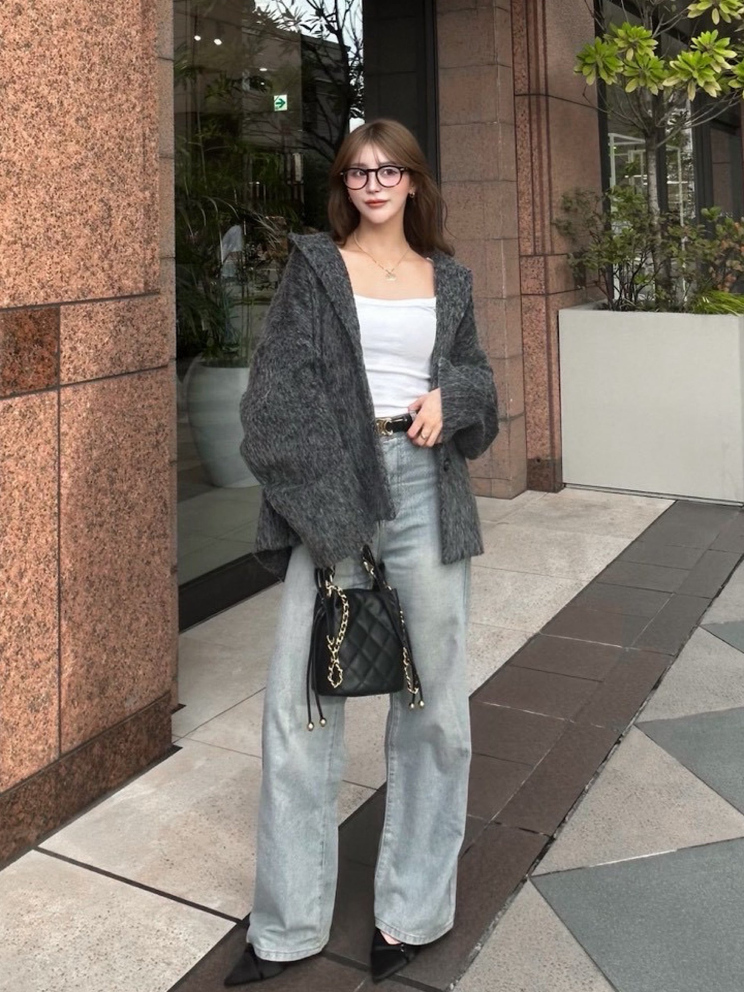 Shaggy loose jacket/coat