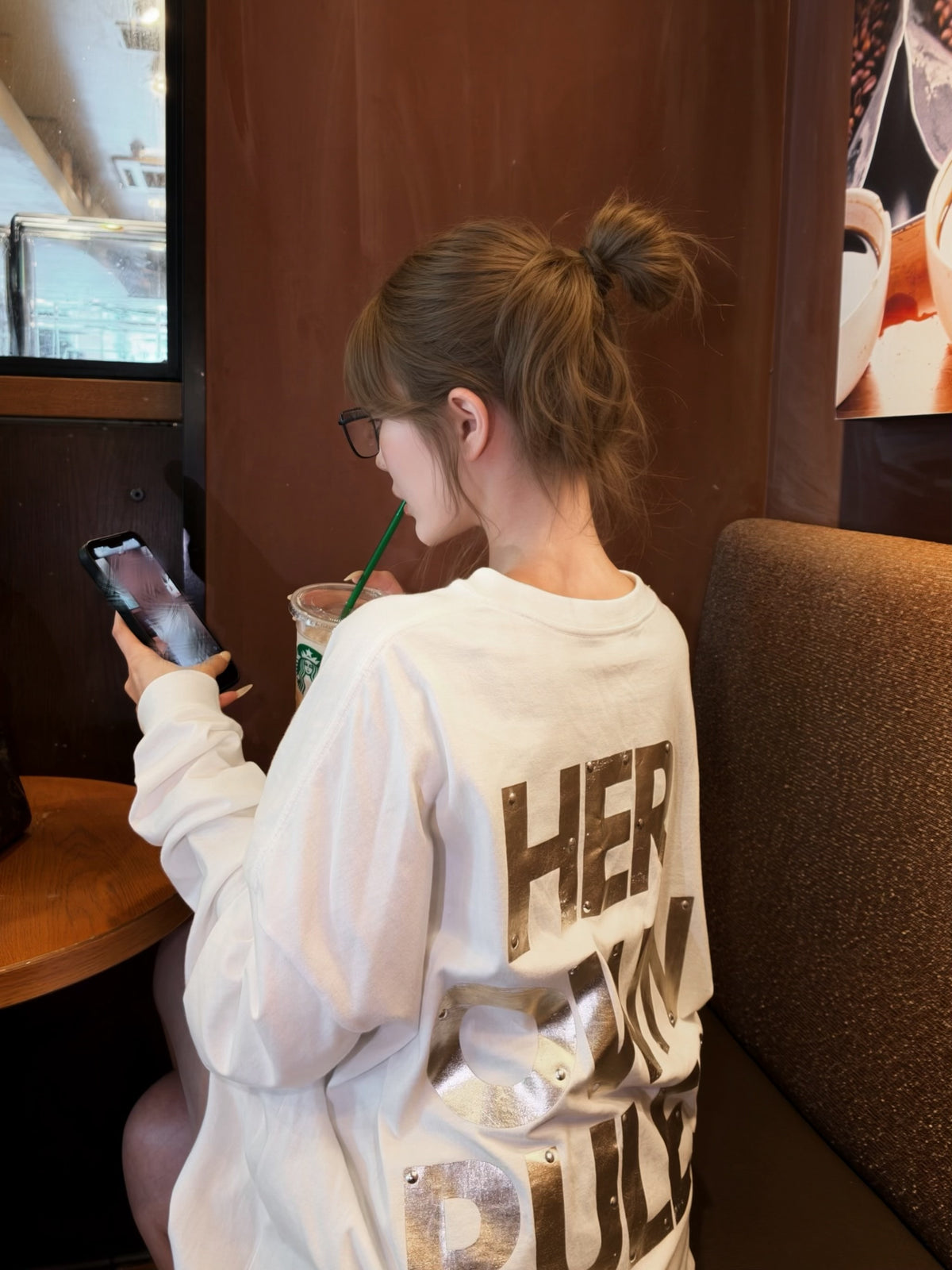 【予約】HER OWN RULES long sleeve Tee(9月下旬発送予定)