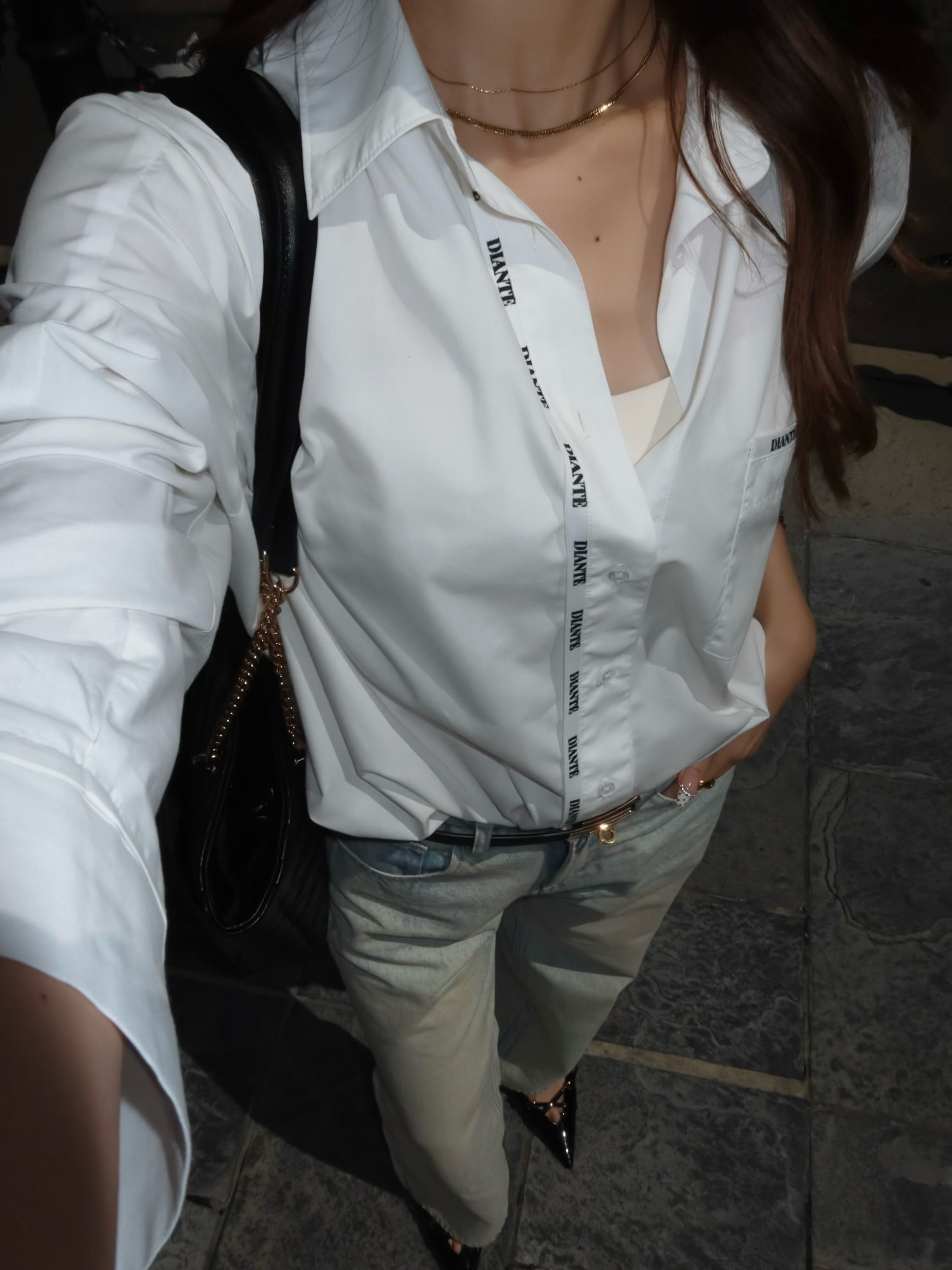 【予約】Logo tape loose shirts(5月下旬発送予定)