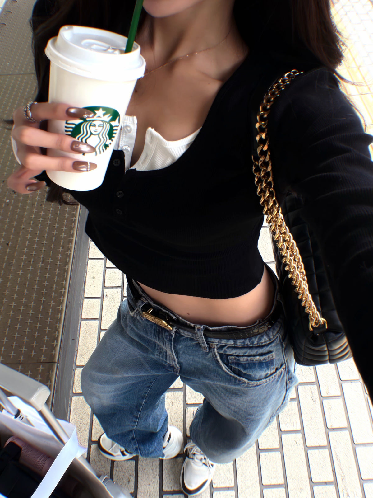 【予約】Layered long sleeve rib tops(11月上旬発送予定)
