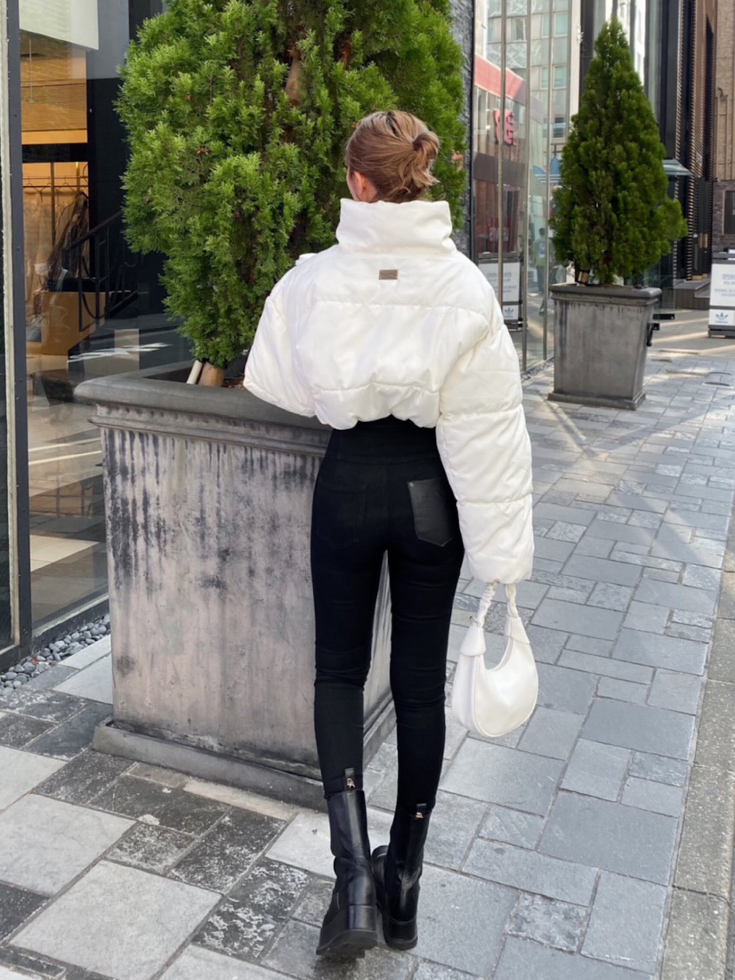 Accent logo side gore boots