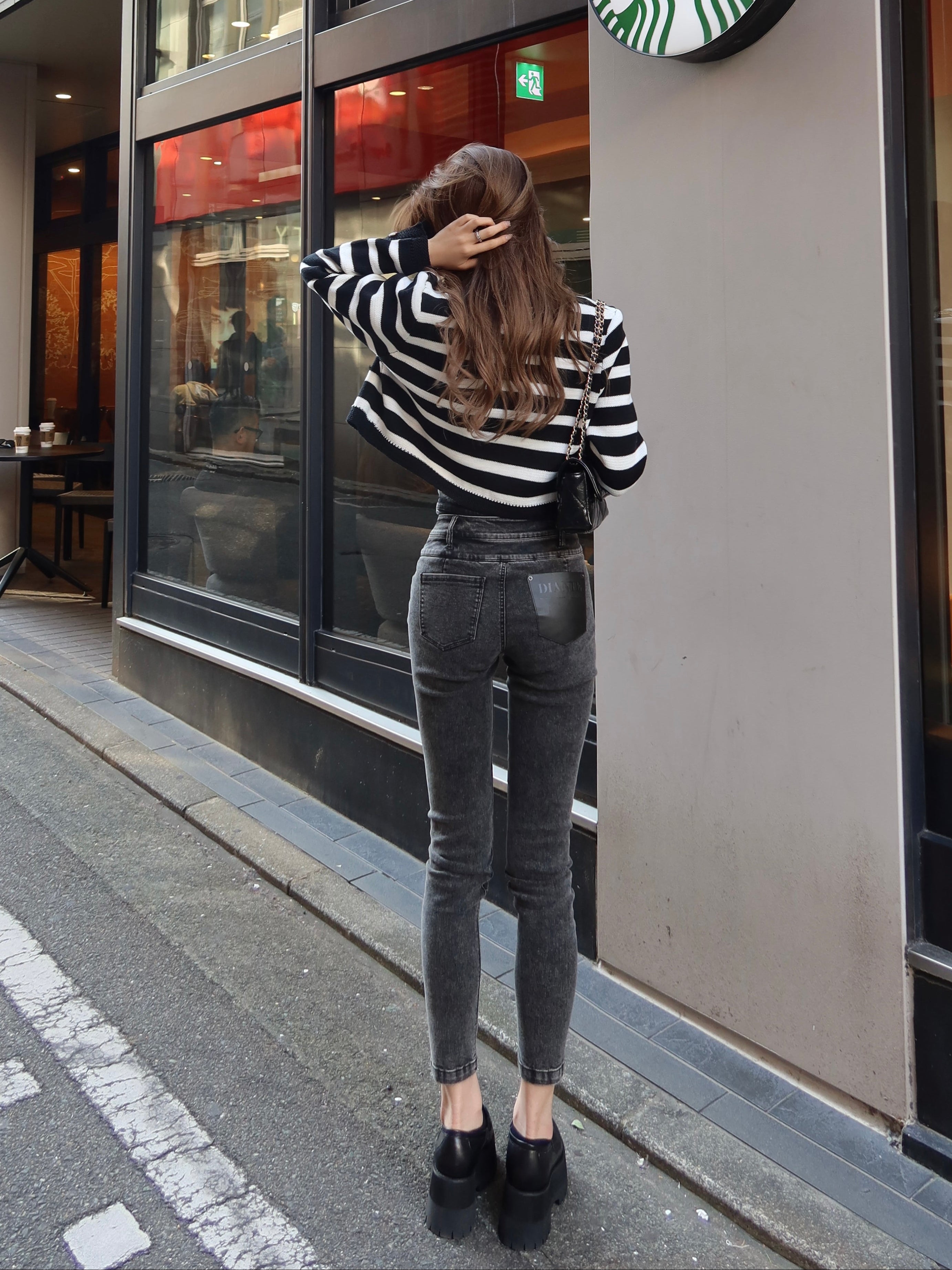 【予約】Gold button bulky knit cardigan(4月上旬〜中旬発送予定)