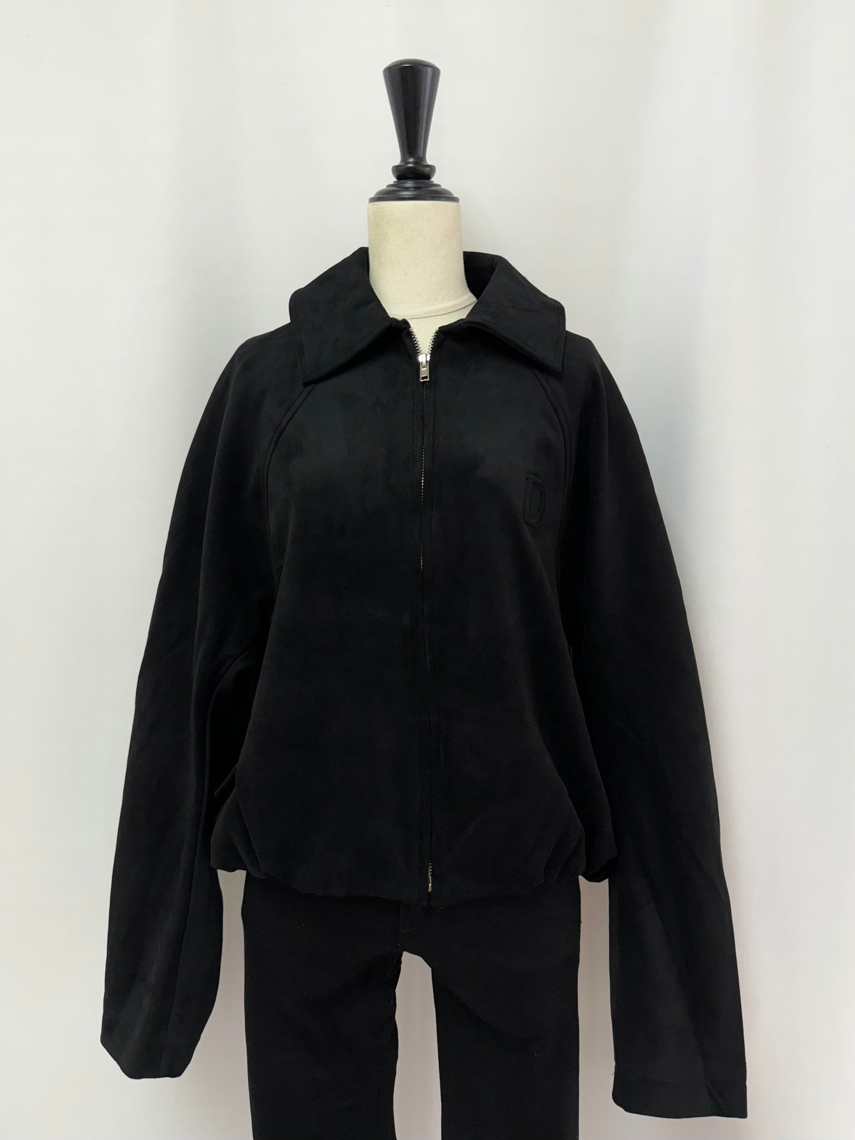 Eco suede raglan sleeves blouson(SETUP着用可)