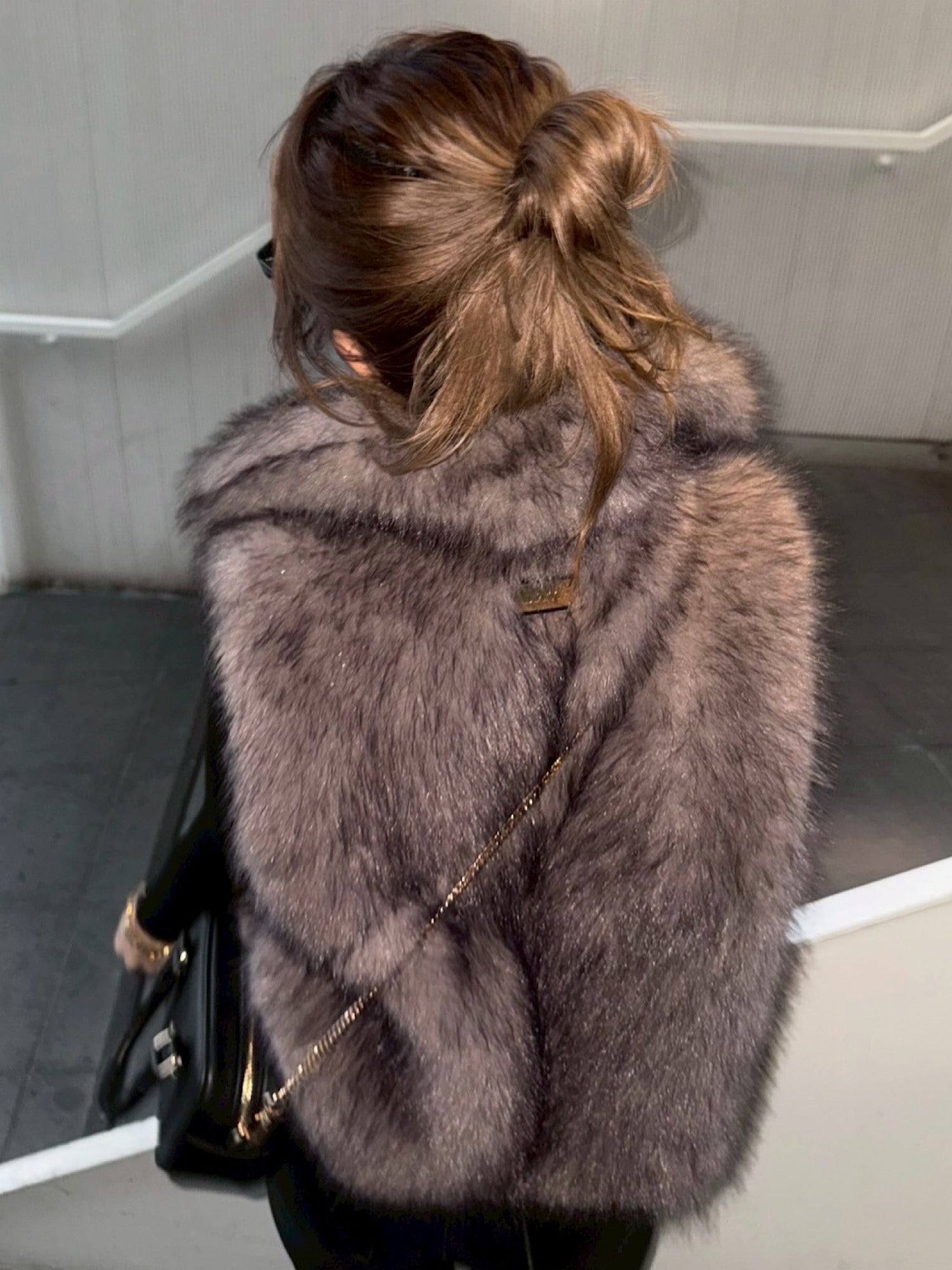 【予約】Premium eco fur belted vest(11月上旬〜中旬発送予定)