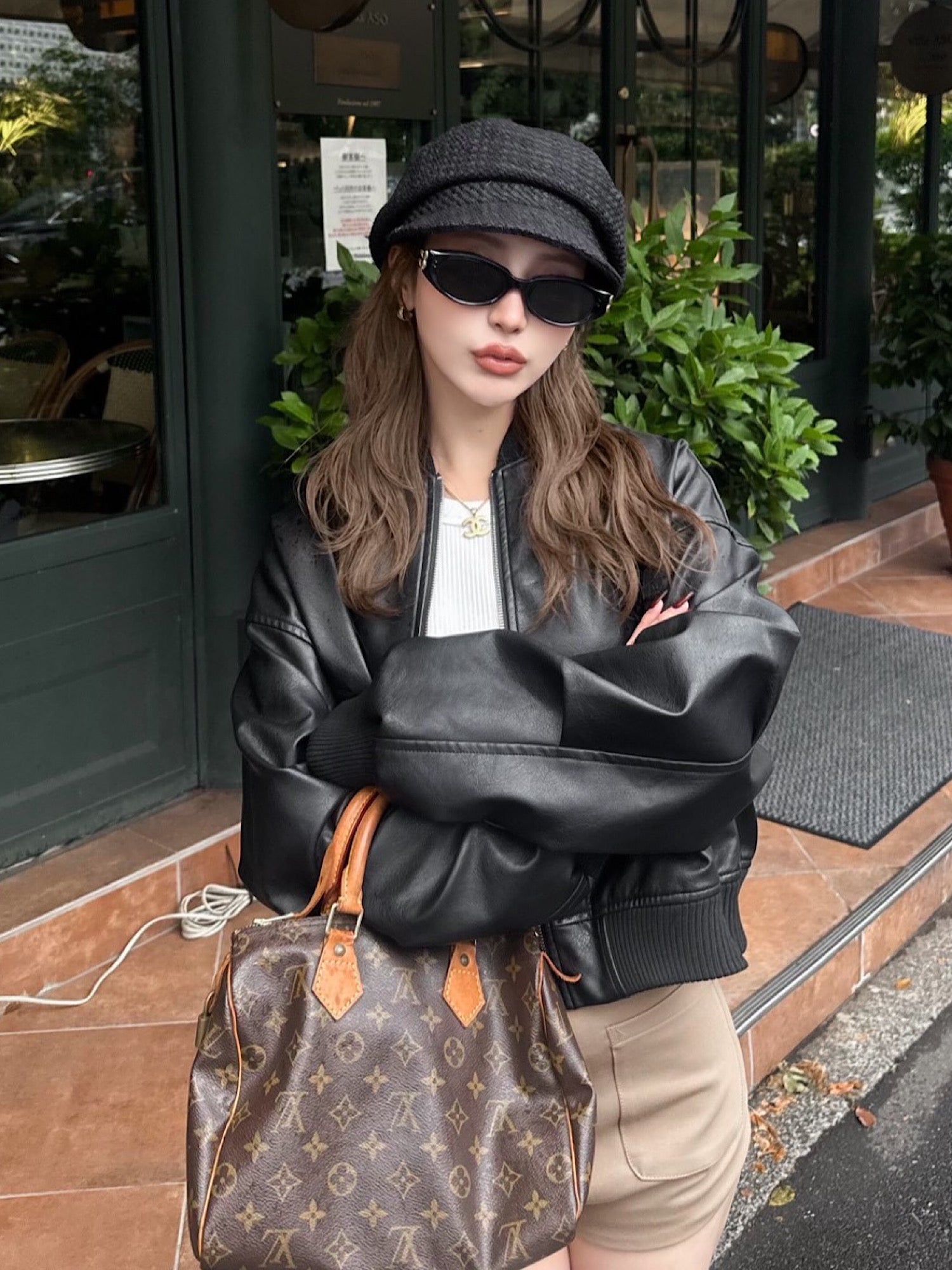 【予約】DD studs eco leather blouson(11月下旬〜中旬発送予定)