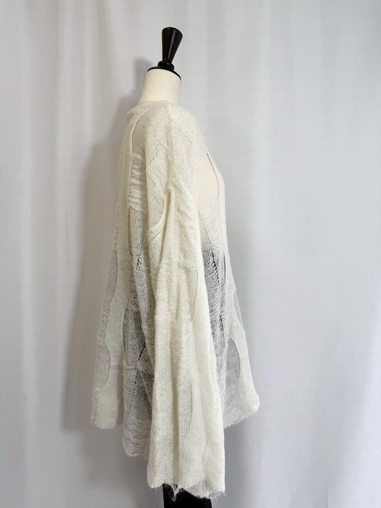 Mohair blend loose knit