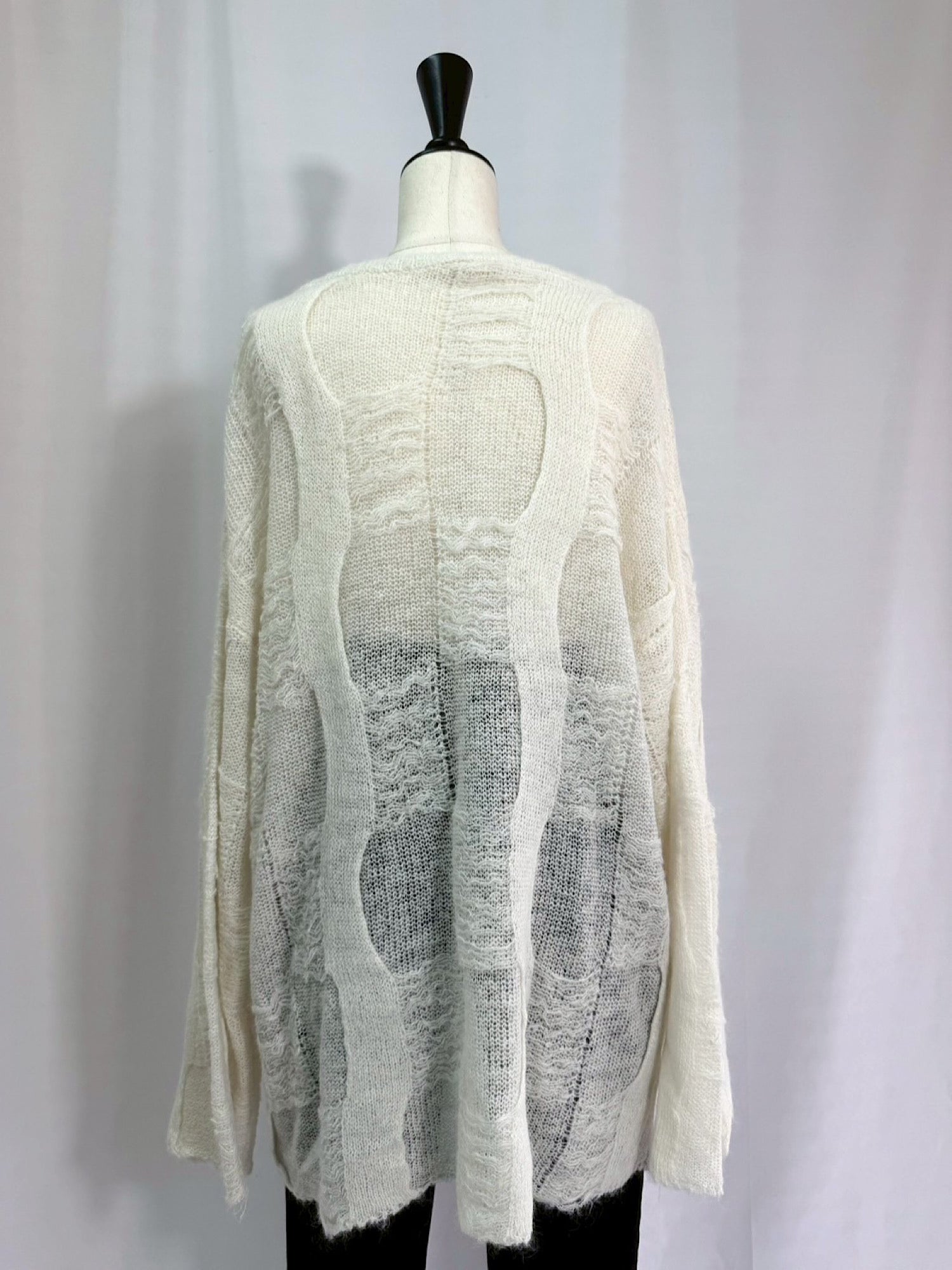 Mohair blend loose knit