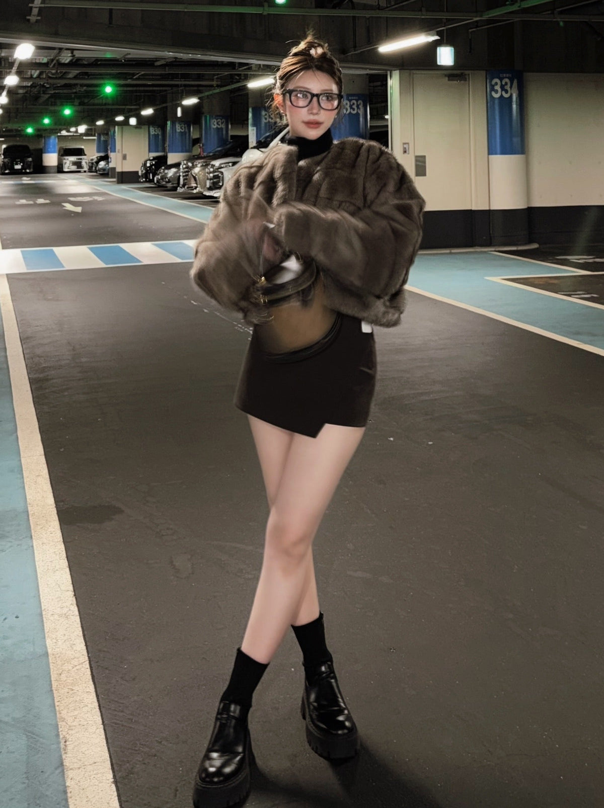【予約】Premium eco fur switching coat(10月上旬〜11月中旬発送予定)