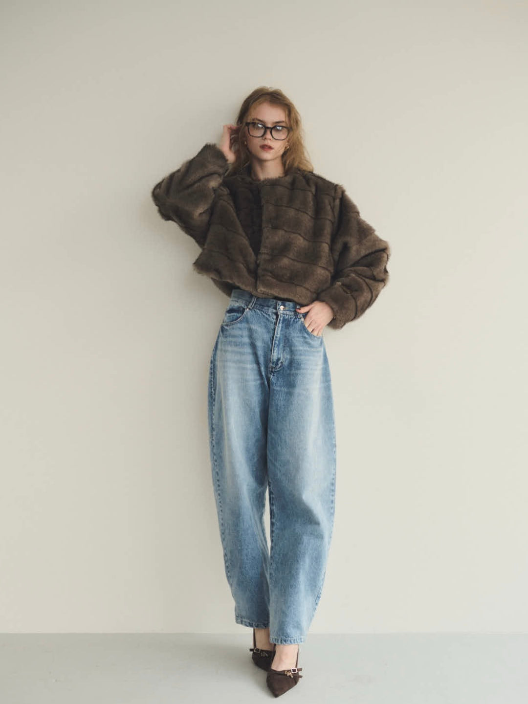 【予約】Premium eco fur switching coat(10月上旬〜11月中旬発送予定)