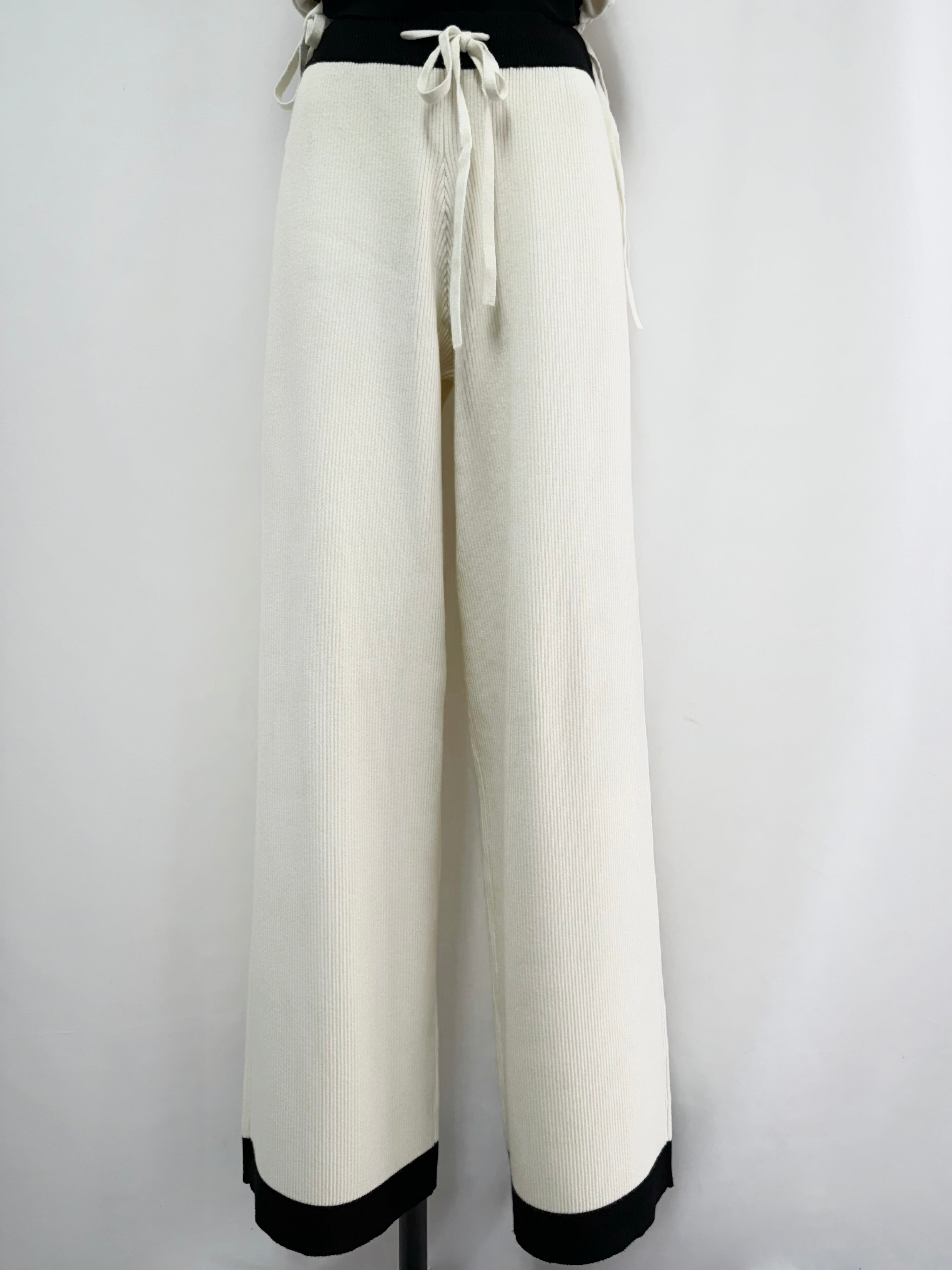 【予約】Bulky knit loose pants(SETUP着用可)(8月上旬発送予定)