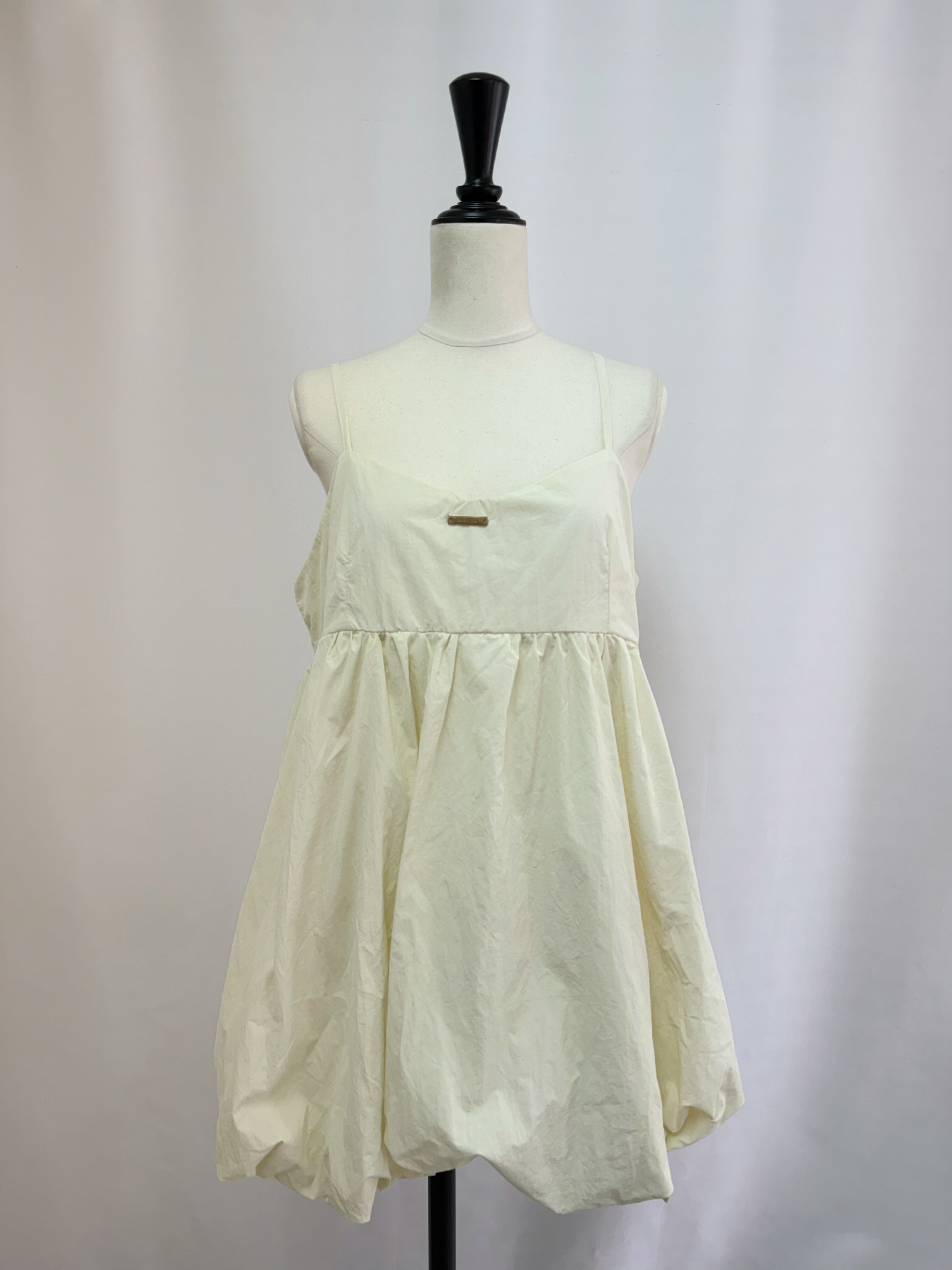 Balloon camisole mini dress