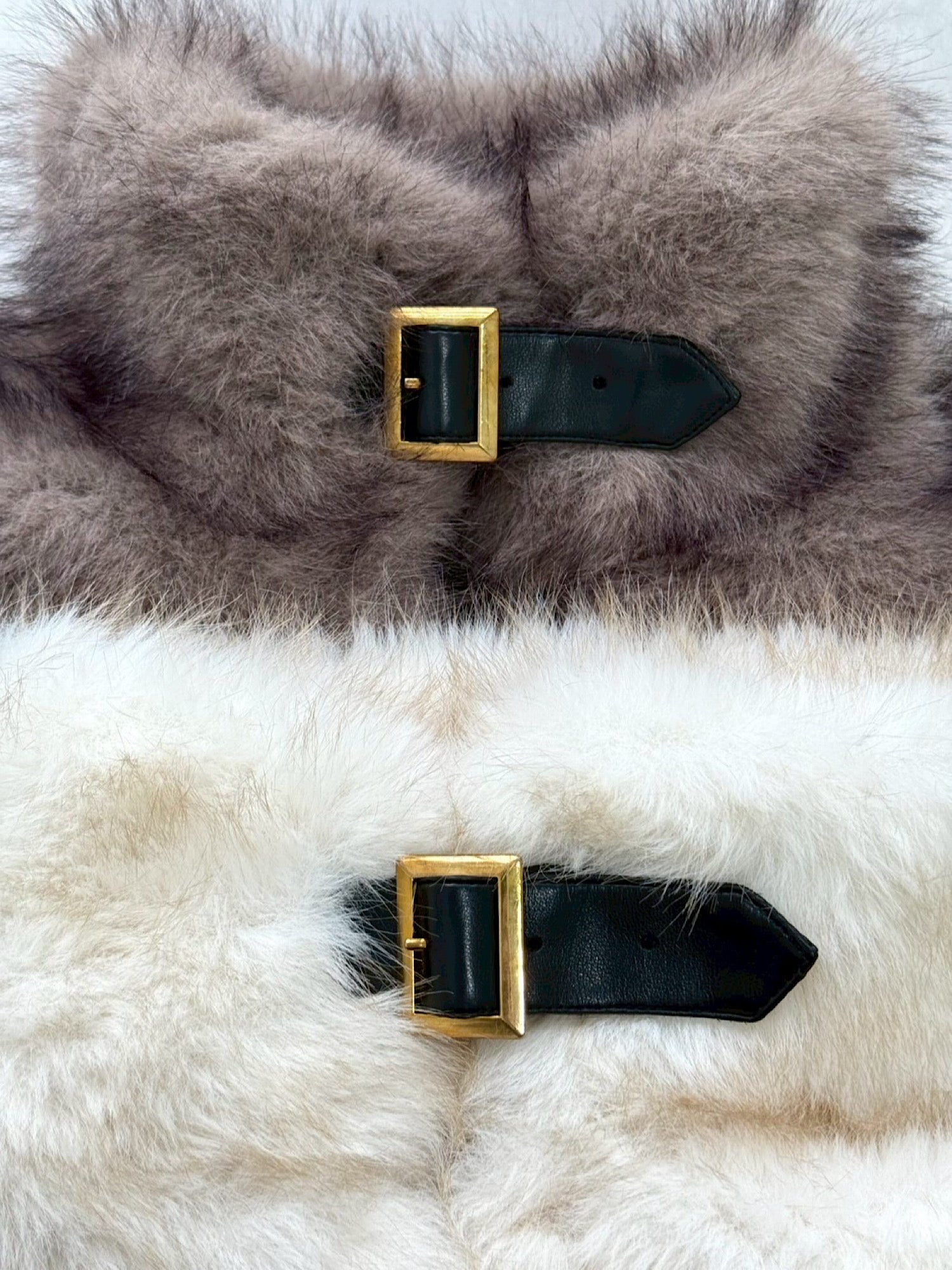 【予約】Premium eco fur belted vest(11月上旬〜中旬発送予定)