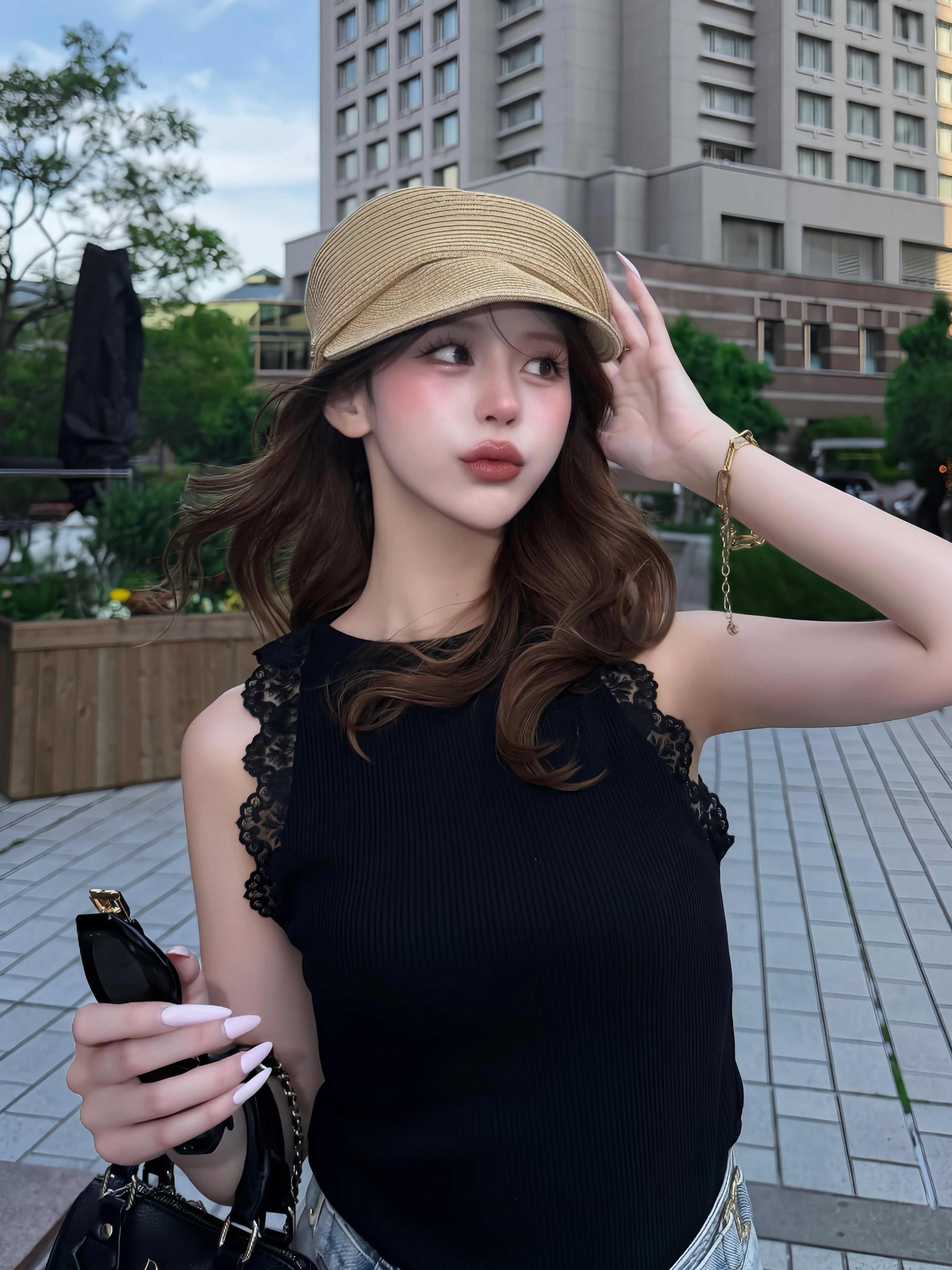 Rattan casquette