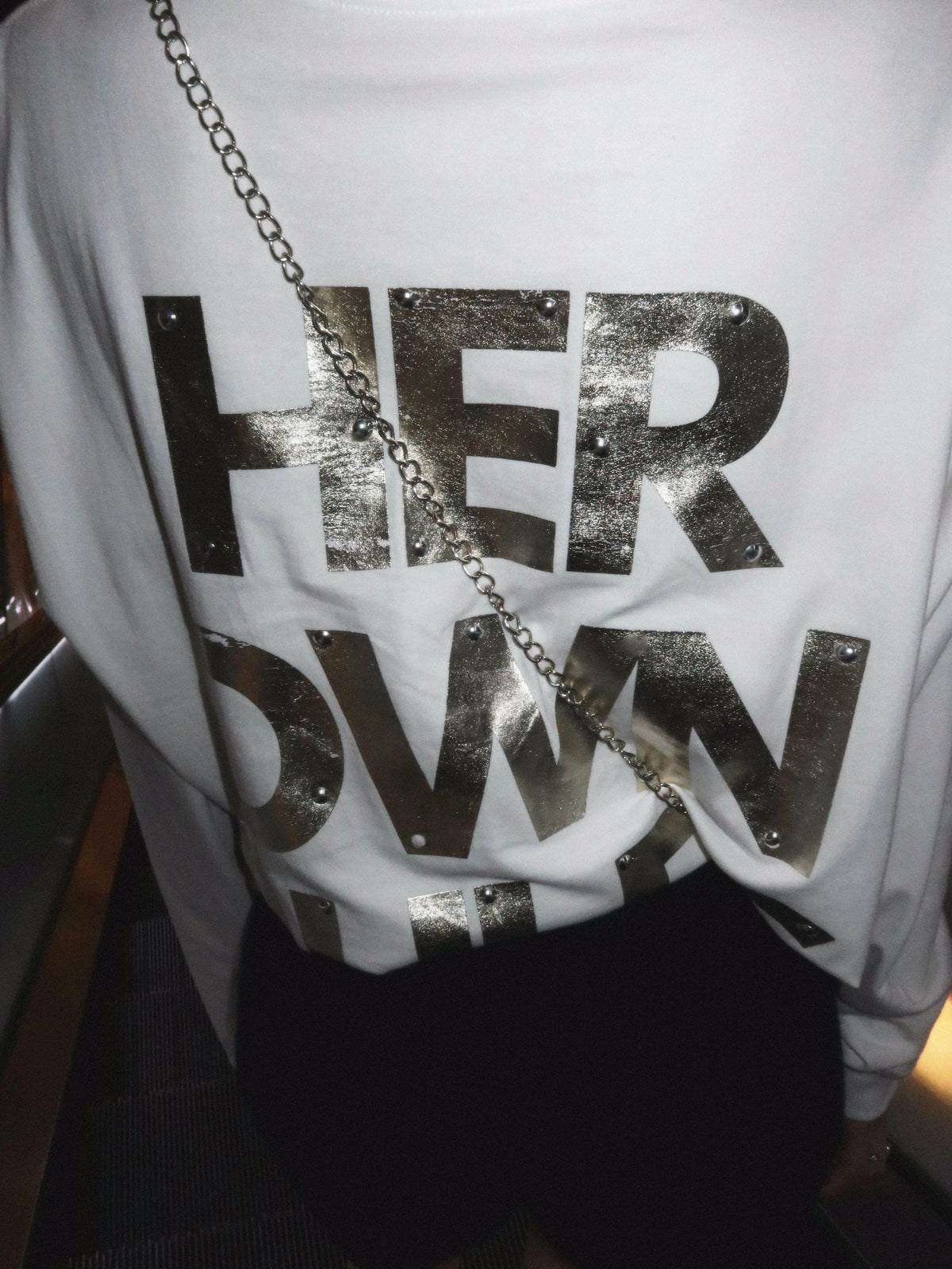 【予約】HER OWN RULES long sleeve Tee(9月下旬発送予定)