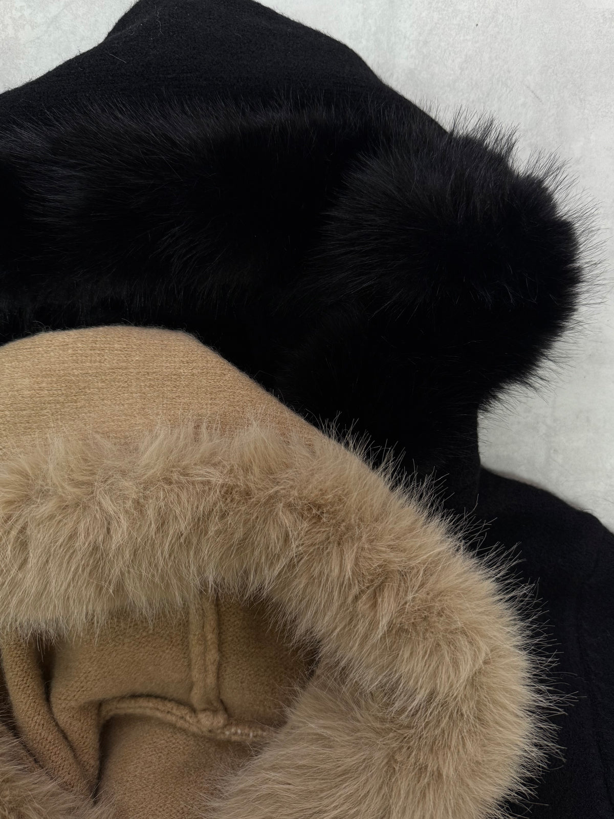 【予約】Volume fur ZIPUP knit hoodie(11月上旬発送予定)