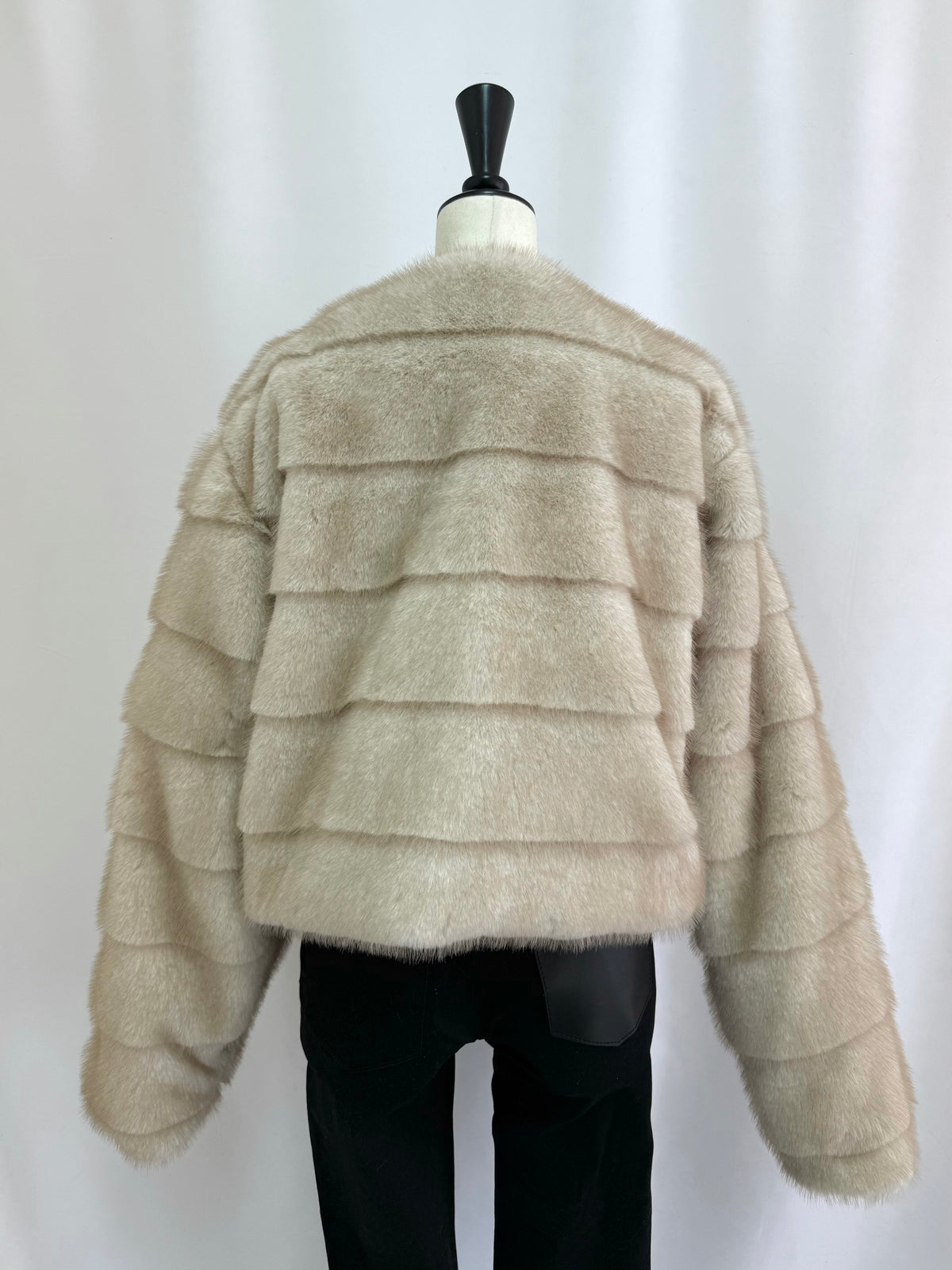 【予約】Premium eco fur switching coat(10月上旬〜11月中旬発送予定)