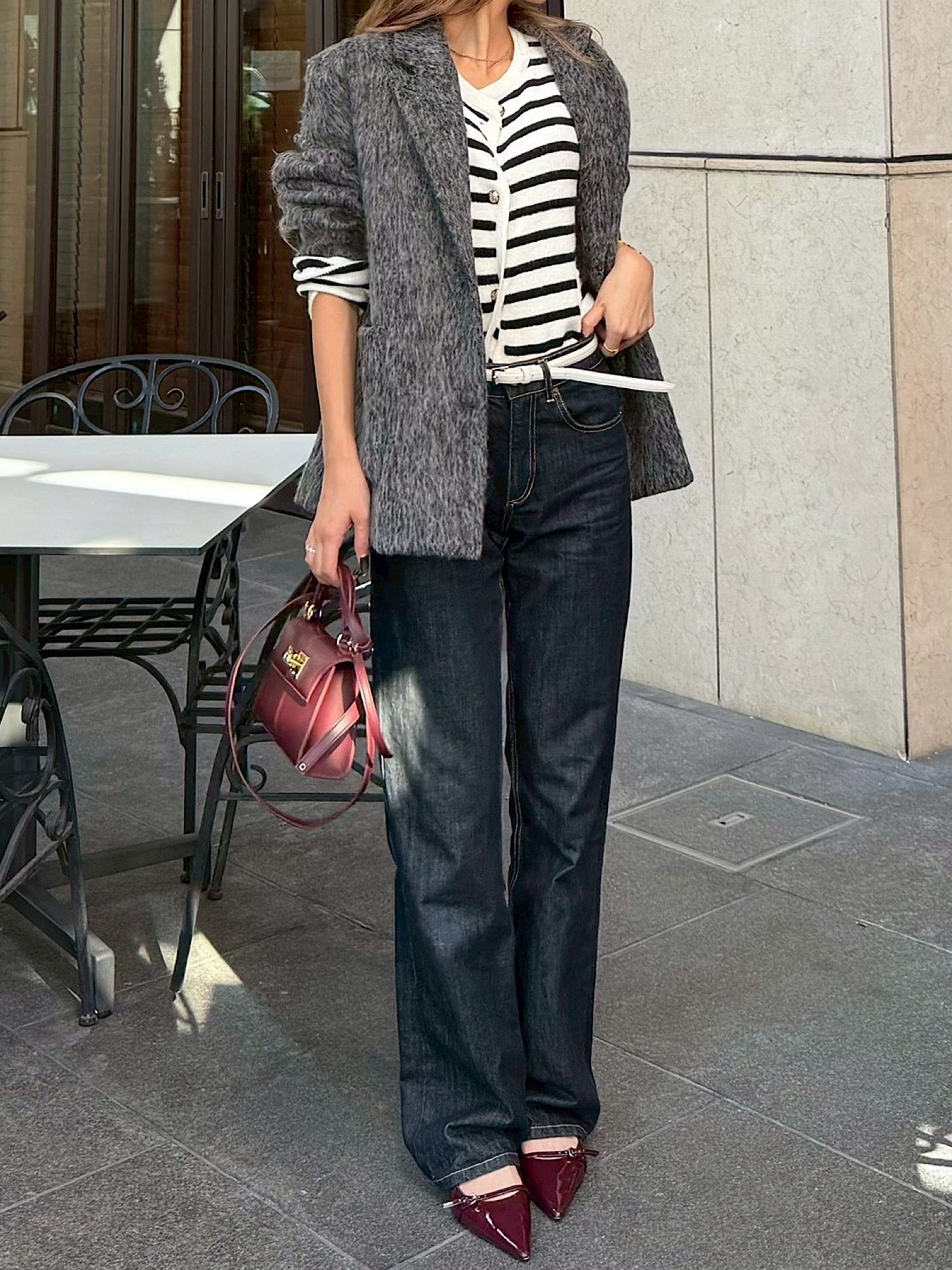 Shaggy loose jacket/coat