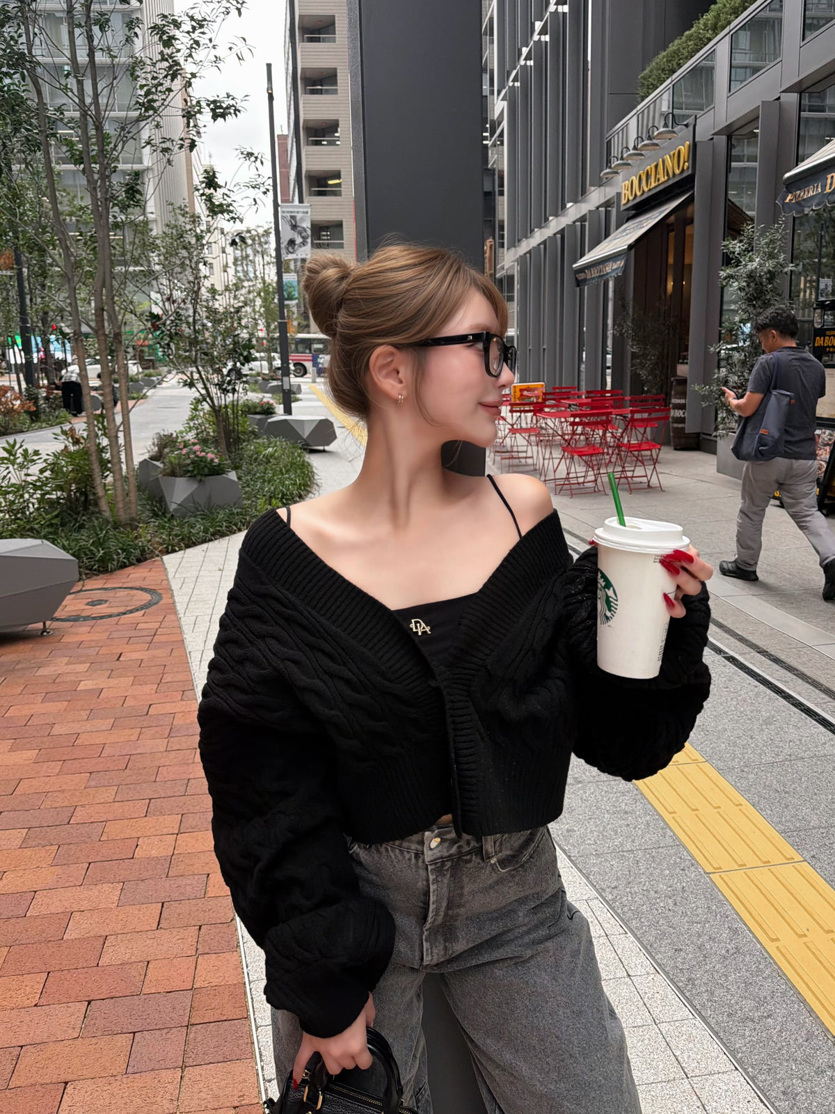 【予約】Bulky cable knit cardigan(SETUP着用可)(10月下旬発送予定)