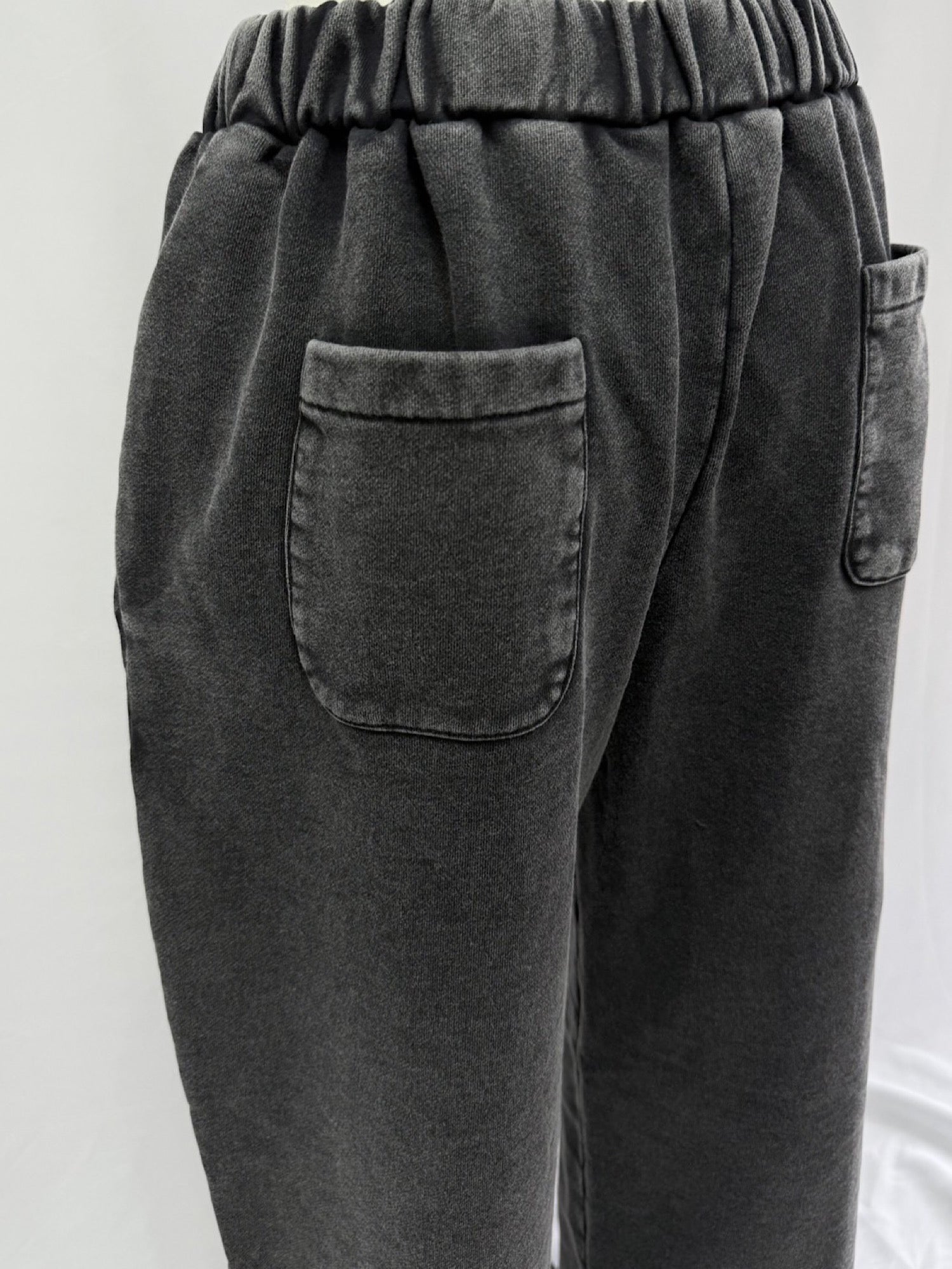 Overdye loose sweat pants