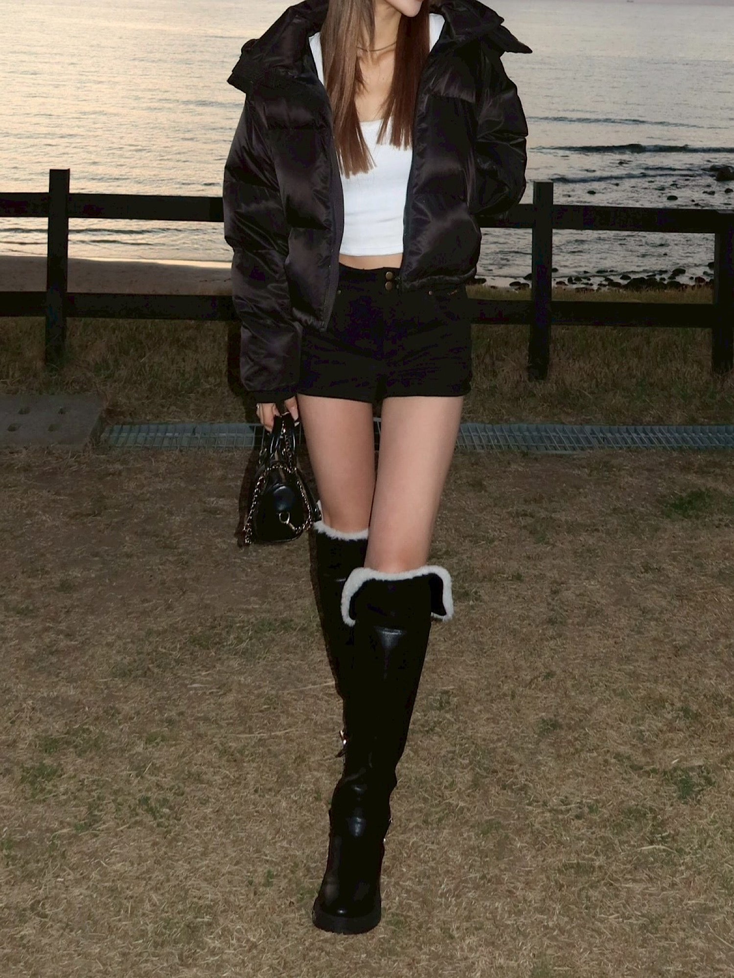 Boa flap engineer long boots