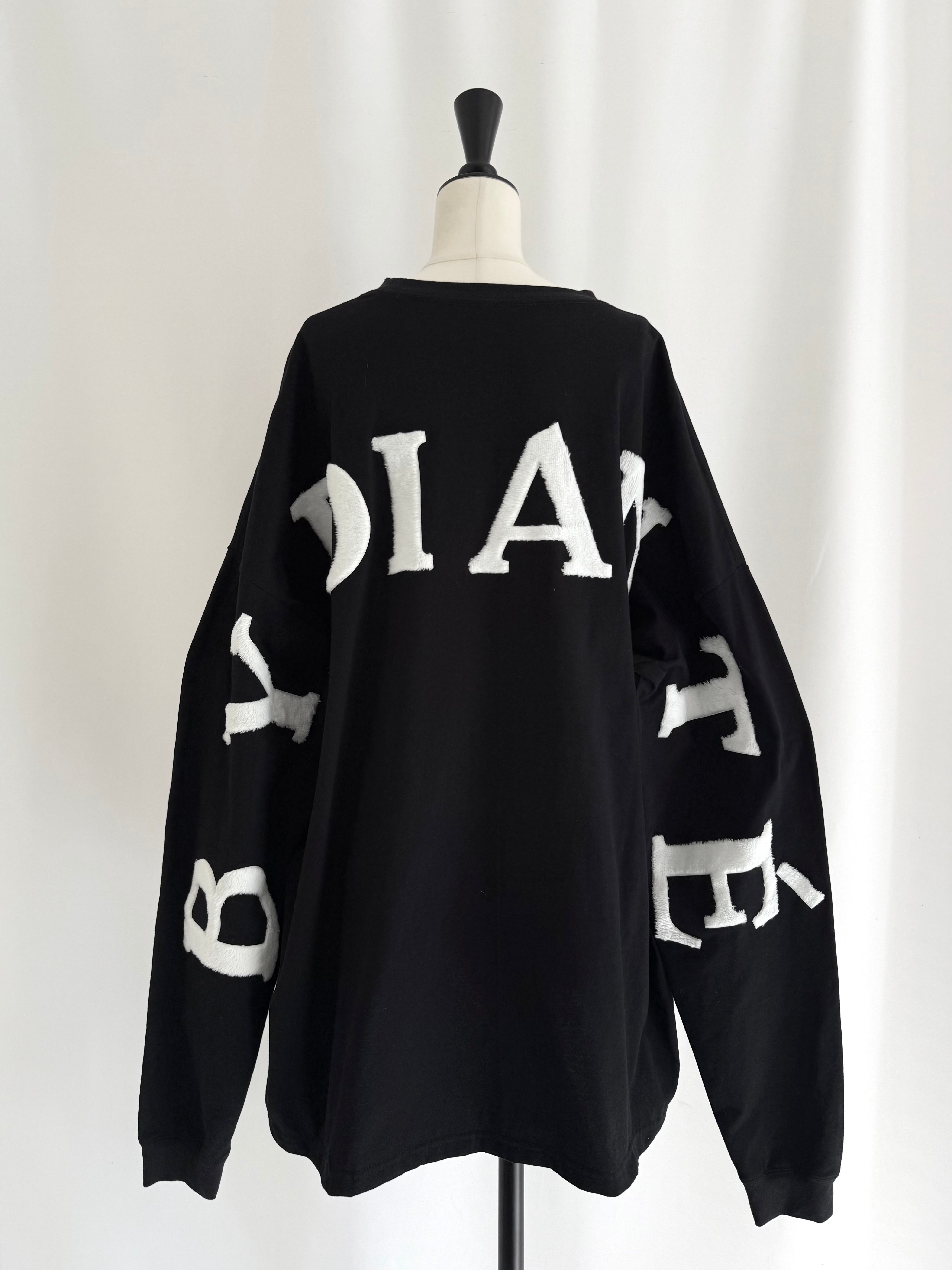 【予約】Fur print logo long sleeve Tee(3月上旬〜中旬発送予定)