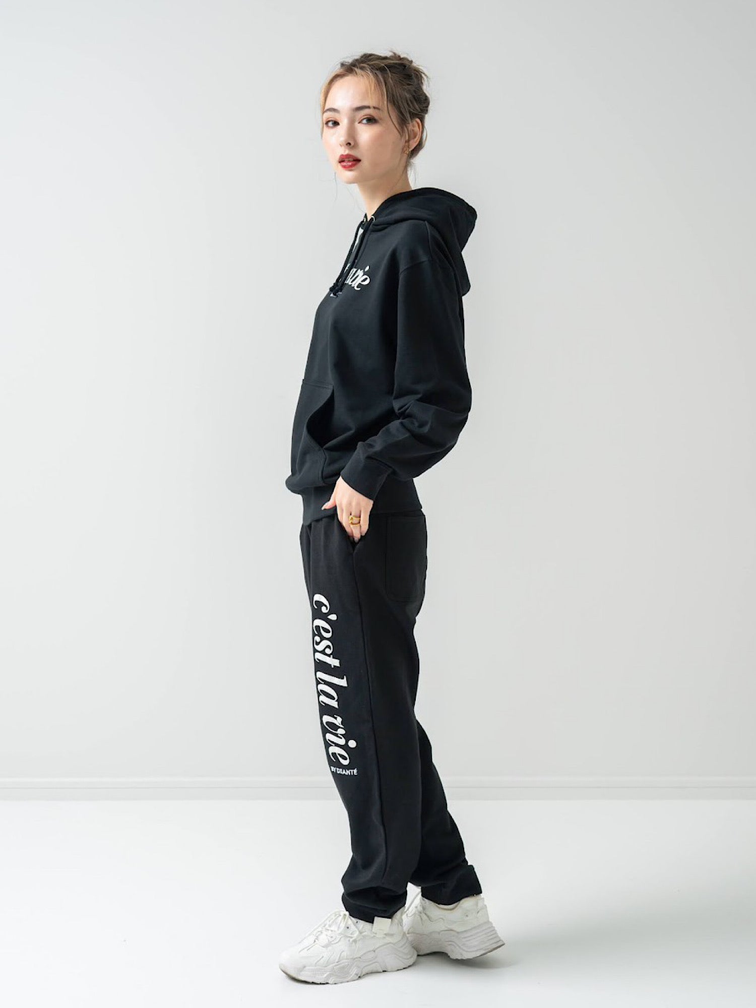 Foam print unisex sweat pants