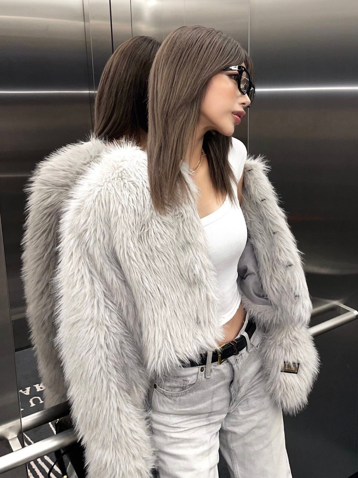 Premium eco fur jacket | DIANTÉ (ディアンテ)公式通販サイト