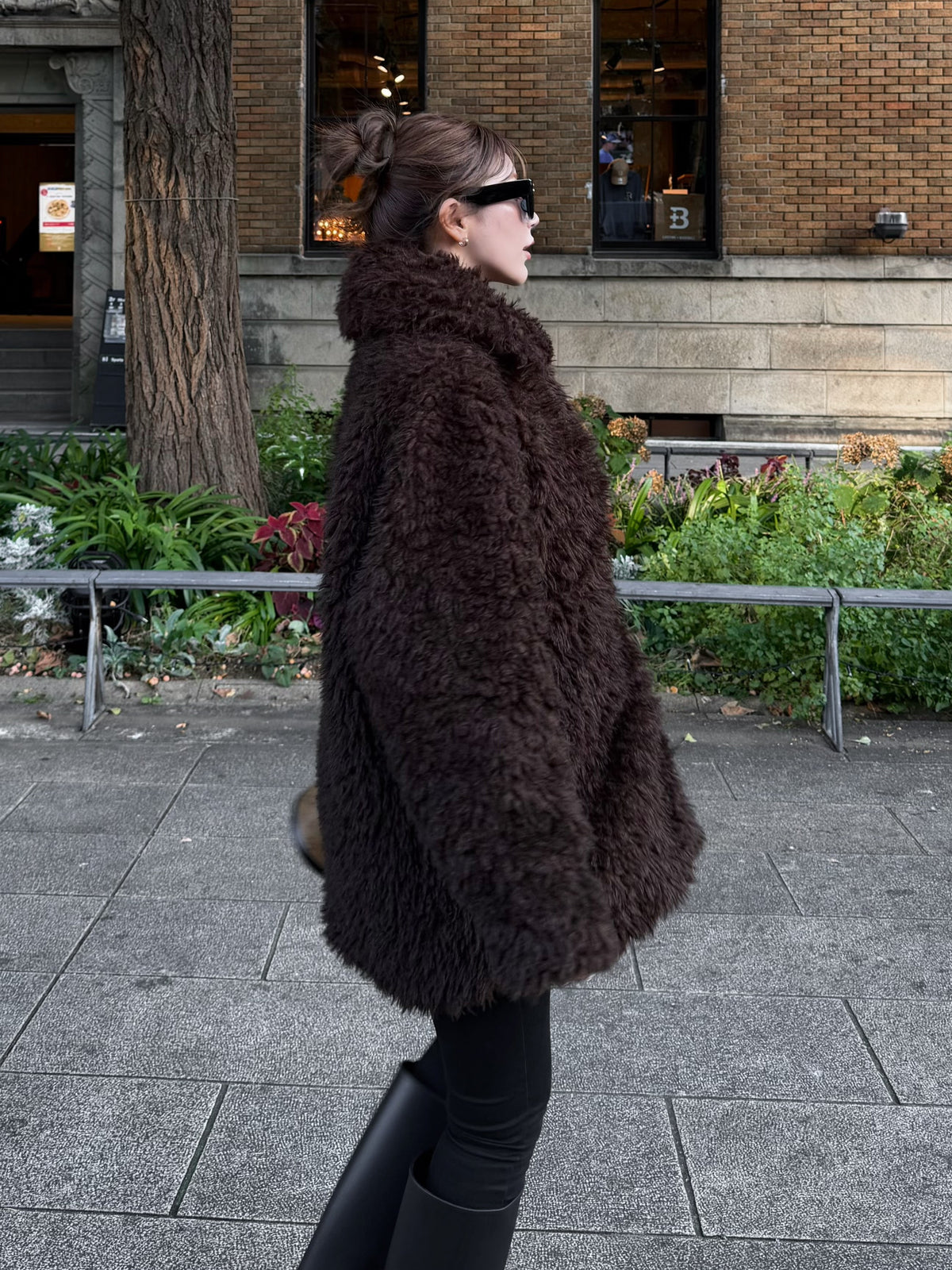 【予約】Big collar teddy bear coat(11月上旬発送予定)