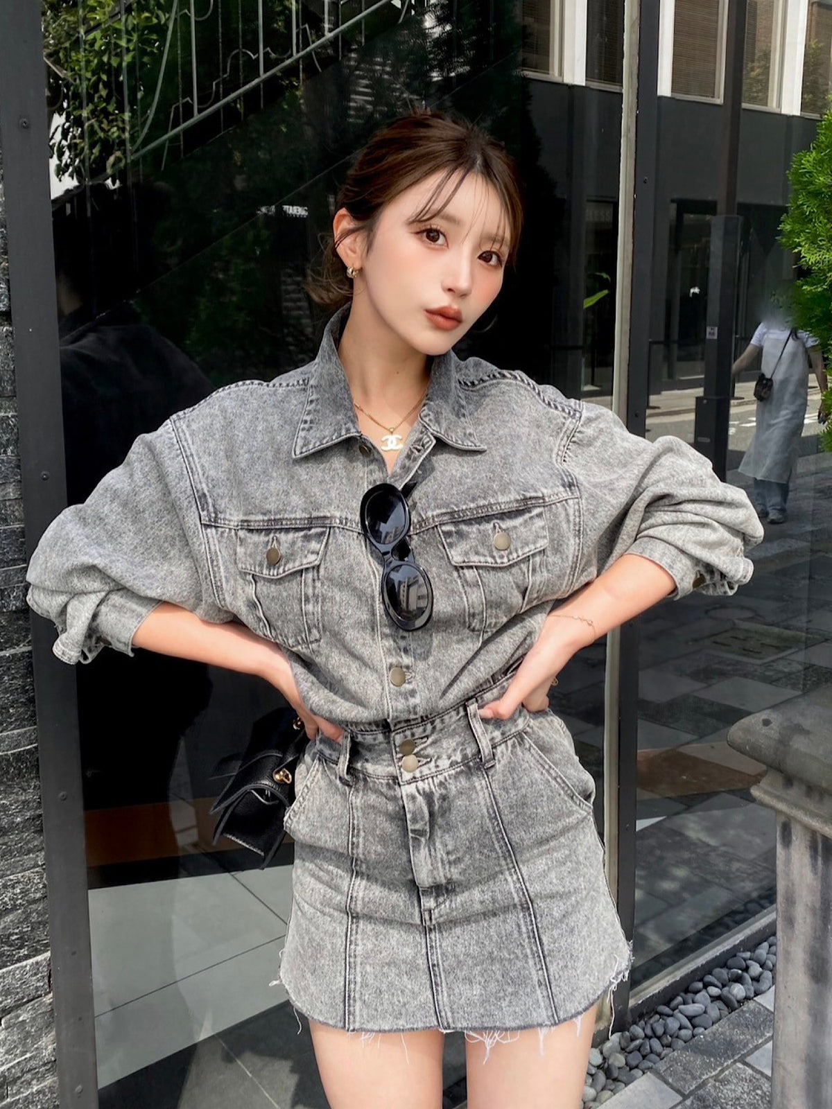 Damage denim mini dress | DIANTÉ (ディアンテ)公式通販サイト