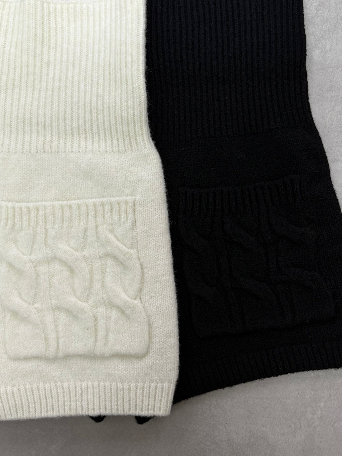 【予約】Cable pochet knit shorts(SETUP着用可)(10月下旬発送予定)