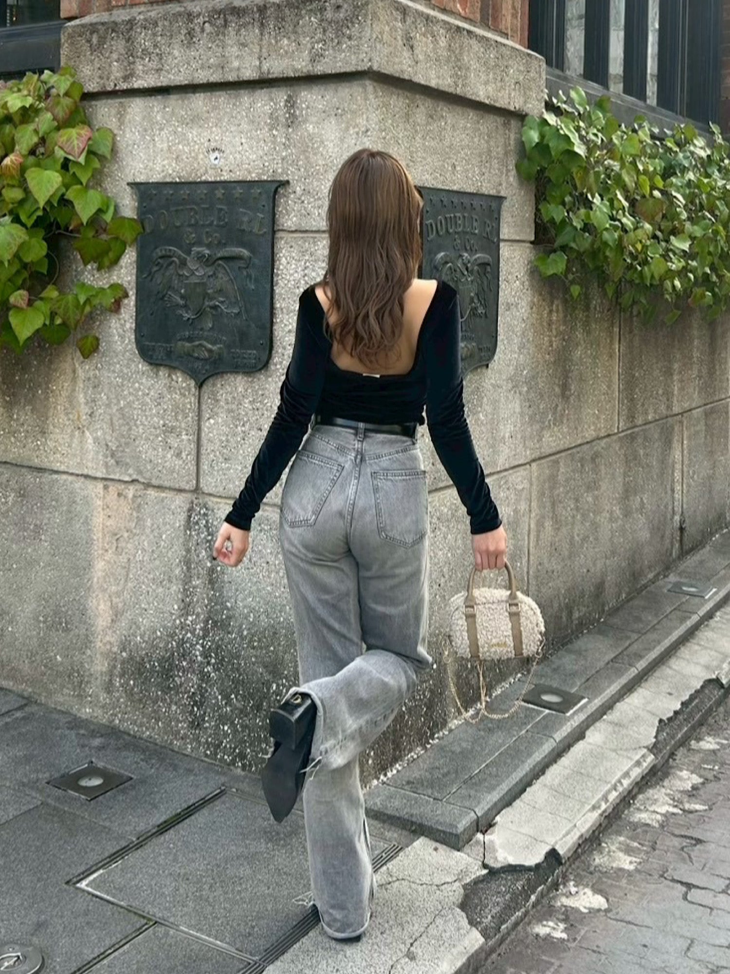 Front pleate side gore boots