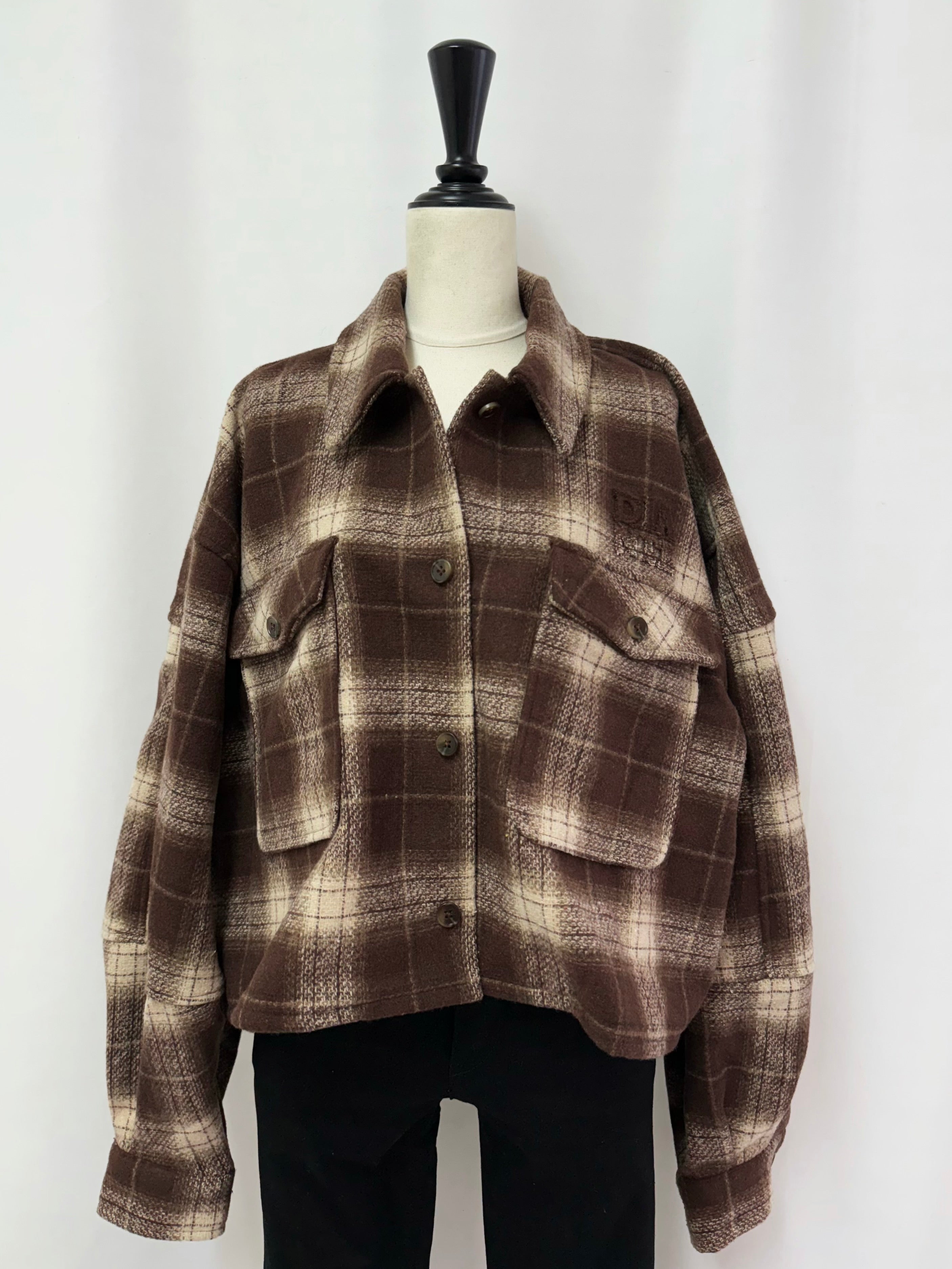 【予約】Big pocket flannel shirt/jacket(9月下旬発送予定)