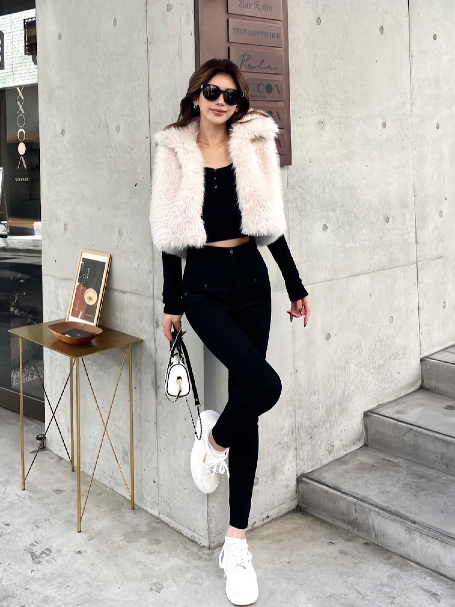 【予約】DIANTÉ logo sole sneakers(12月中旬〜下旬発送予定)