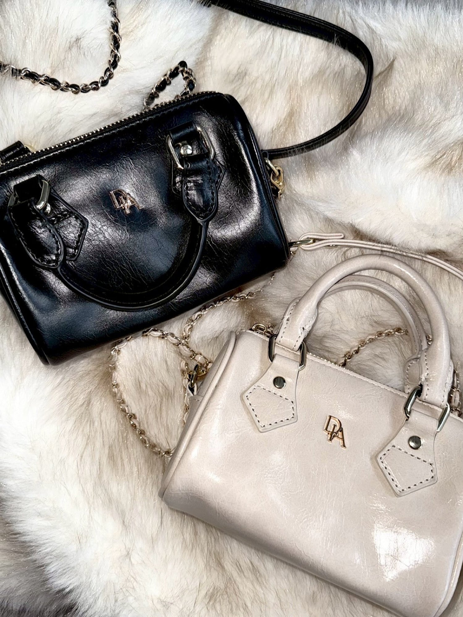 Mini boston shoulder bag