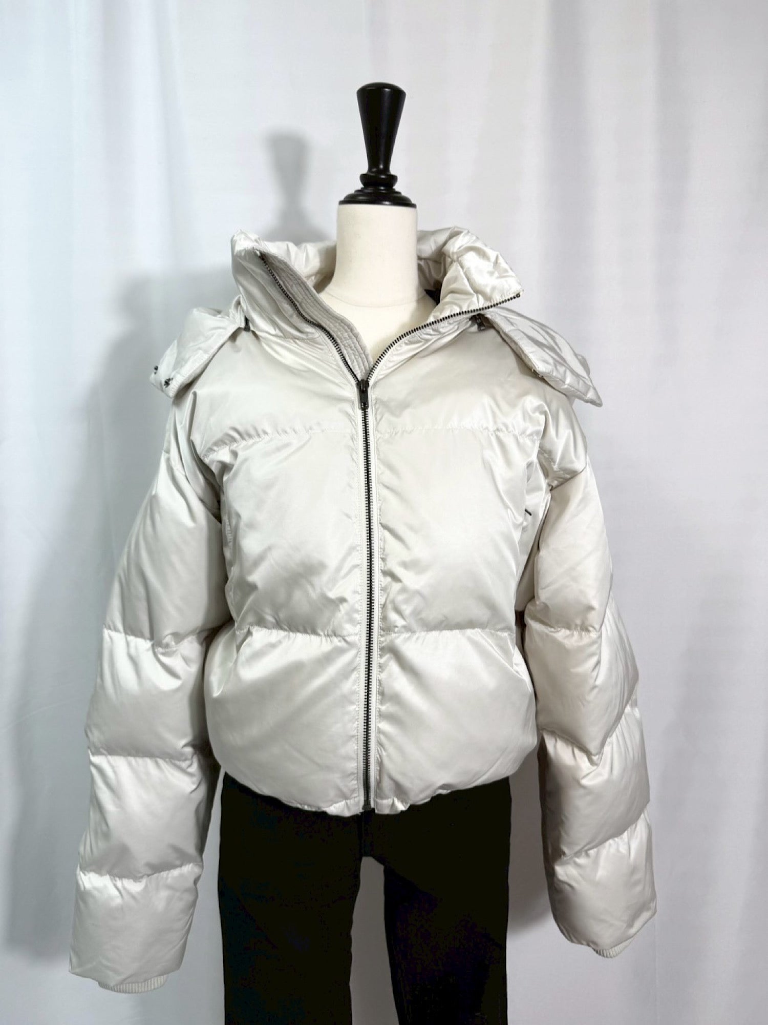 Luster hoodie eco down jacket