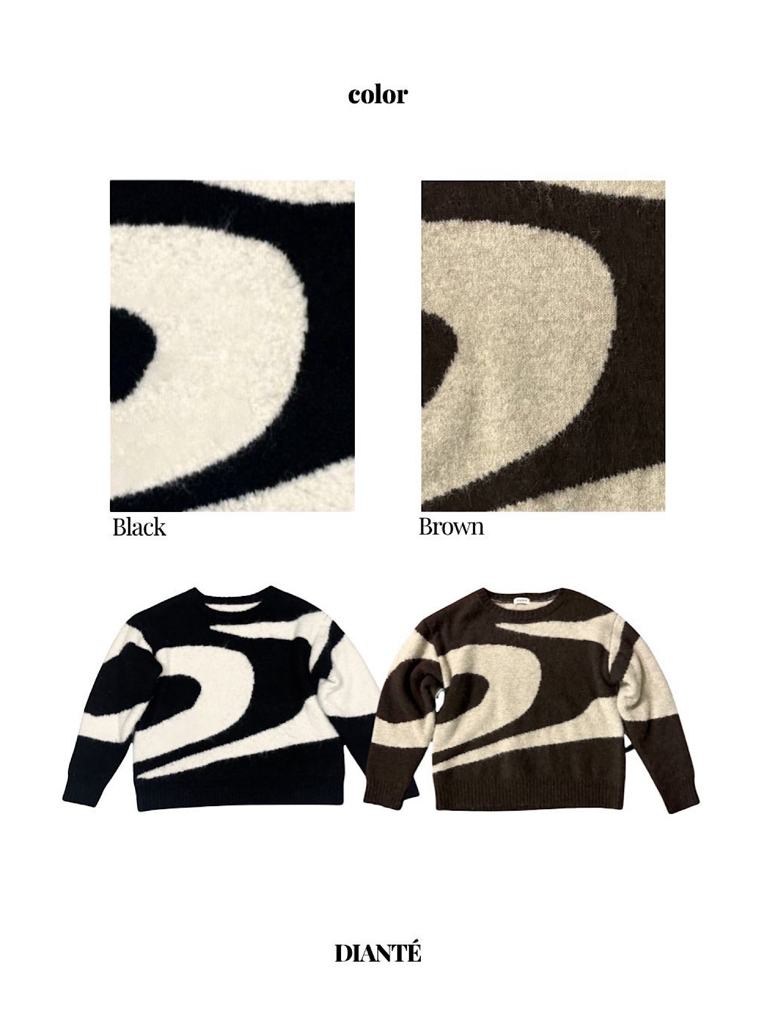 【予約】Hidden logo loose knit(BLK 12月下旬〜1月上旬発送予定)