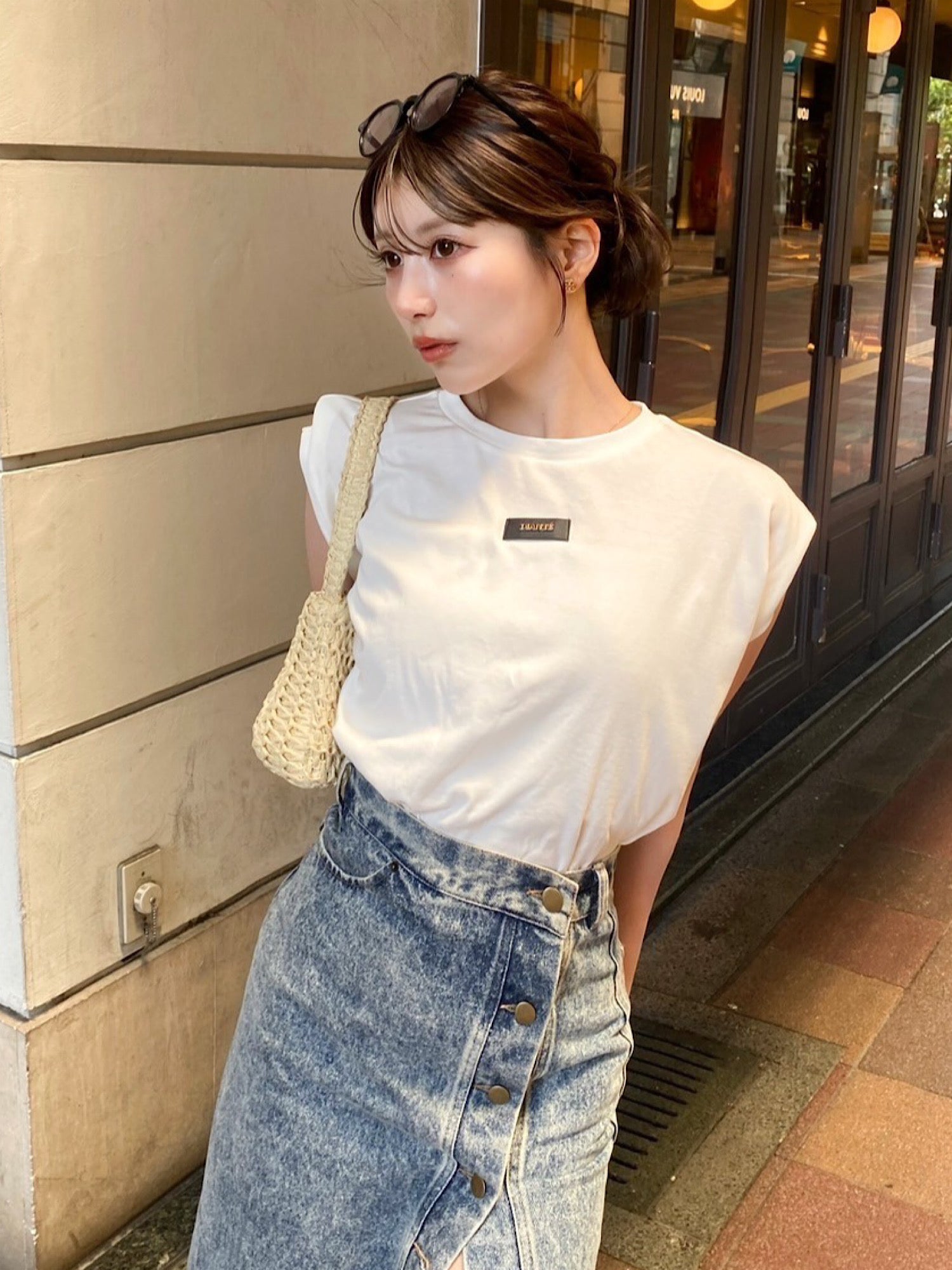 Tuck shoulder sleeveless tops | DIANTÉ (ディアンテ)公式通販サイト