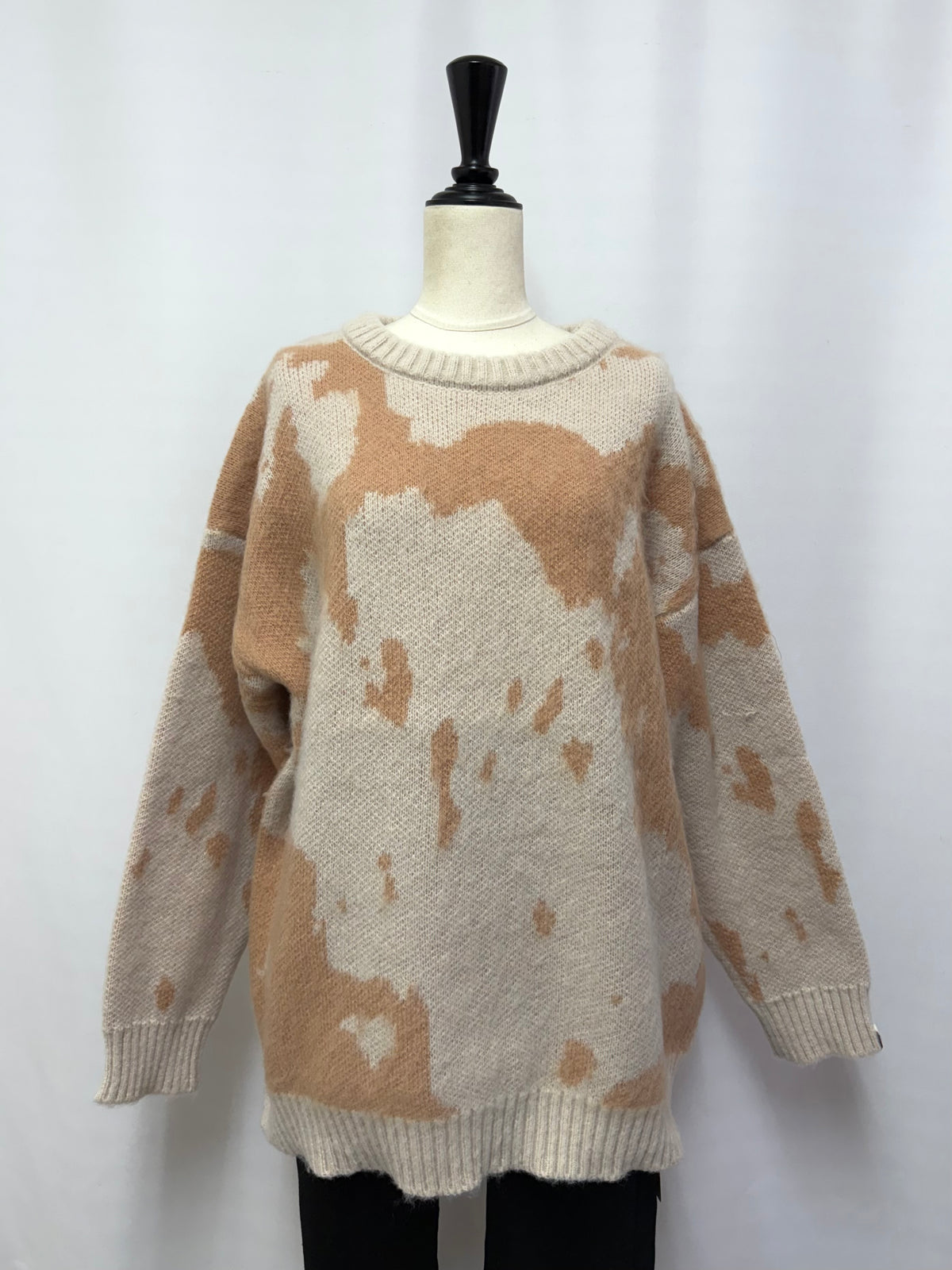 Marble shaggy loose knit