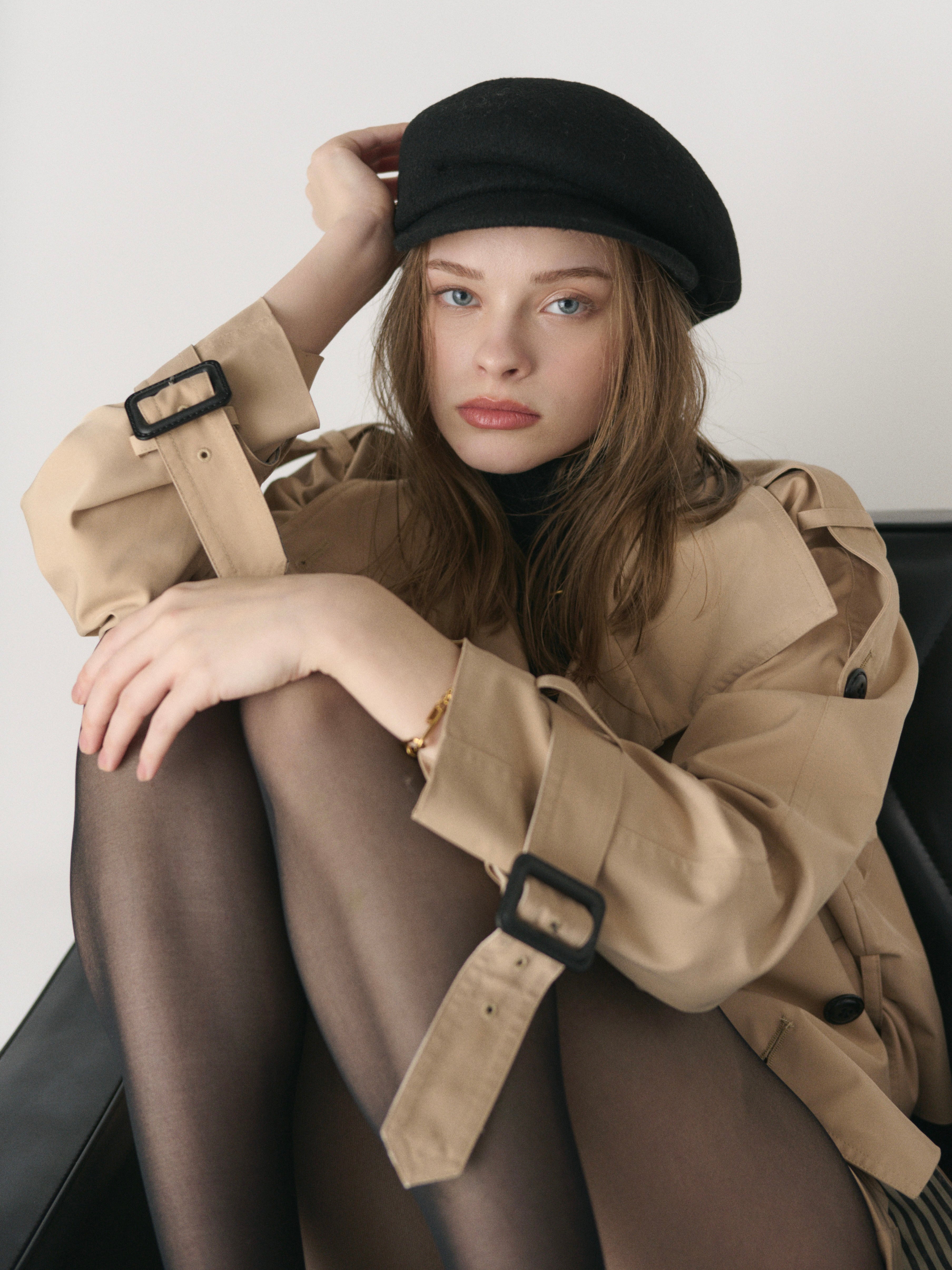 【予約】Raglan sleeve short trench coat(4月上旬〜中旬発送予定)