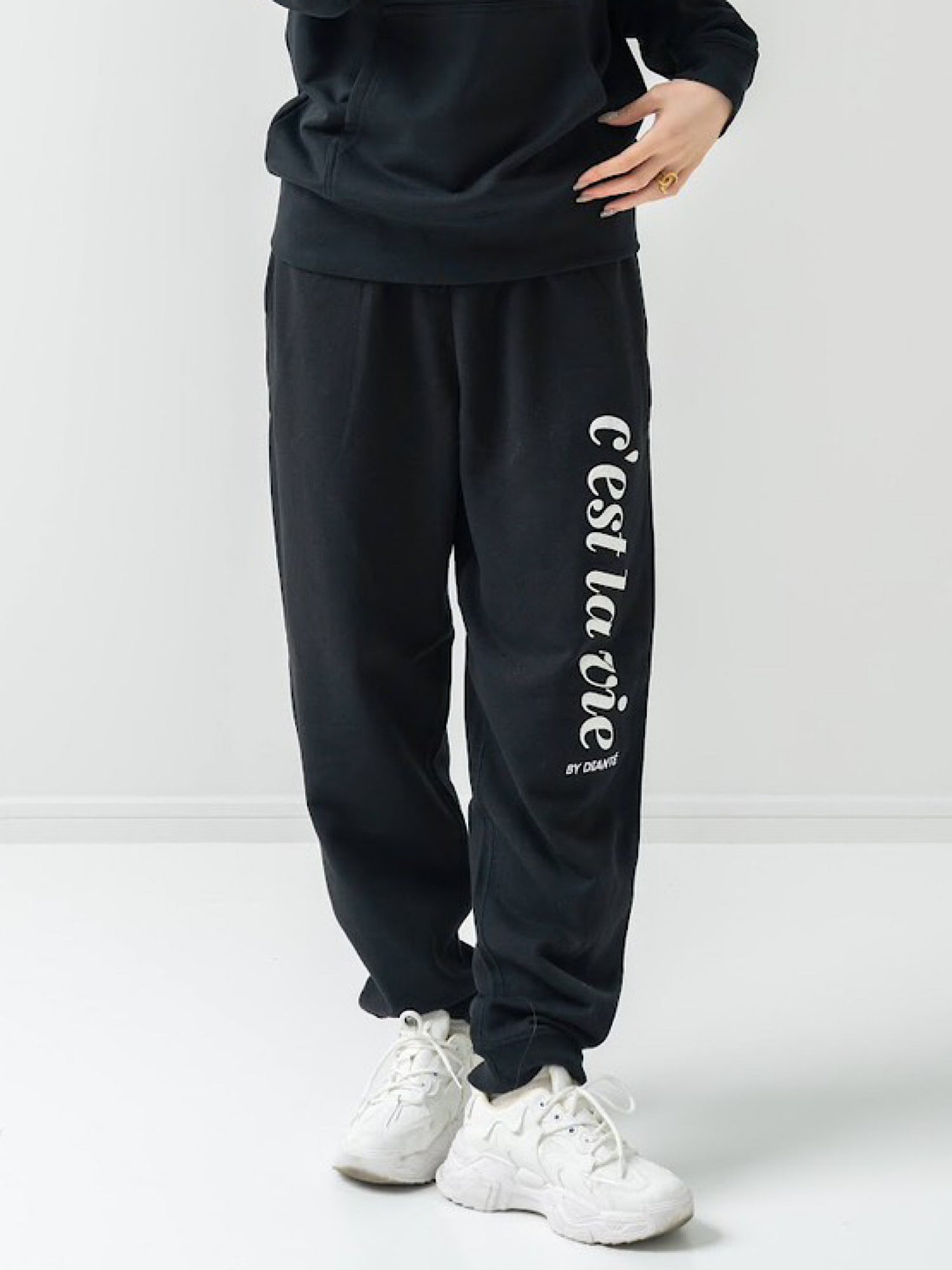 Foam print unisex sweat pants